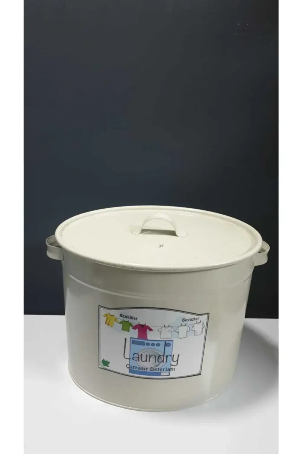 Metal Deterjan Kutusu