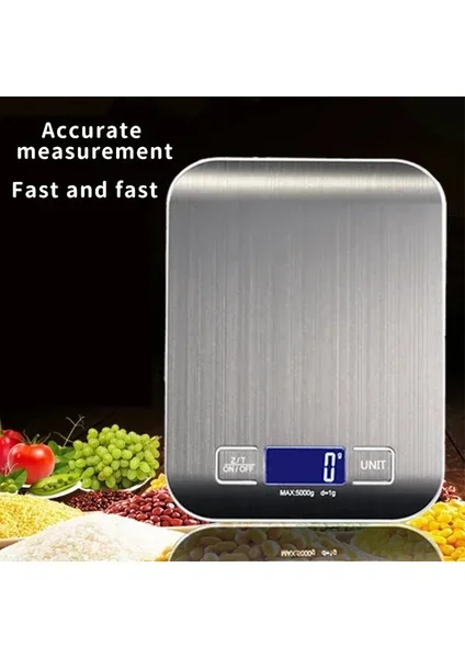 Metal Dijital Mutfak Terazisi Hassas Tartı 5 Kg Crown Fiyatı, Yorumları ve Özellikleri