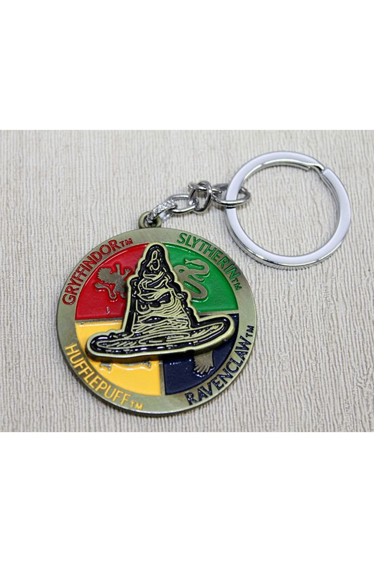 Metal Dönen Harry Potter Seçmen Şapka Anahtarlık