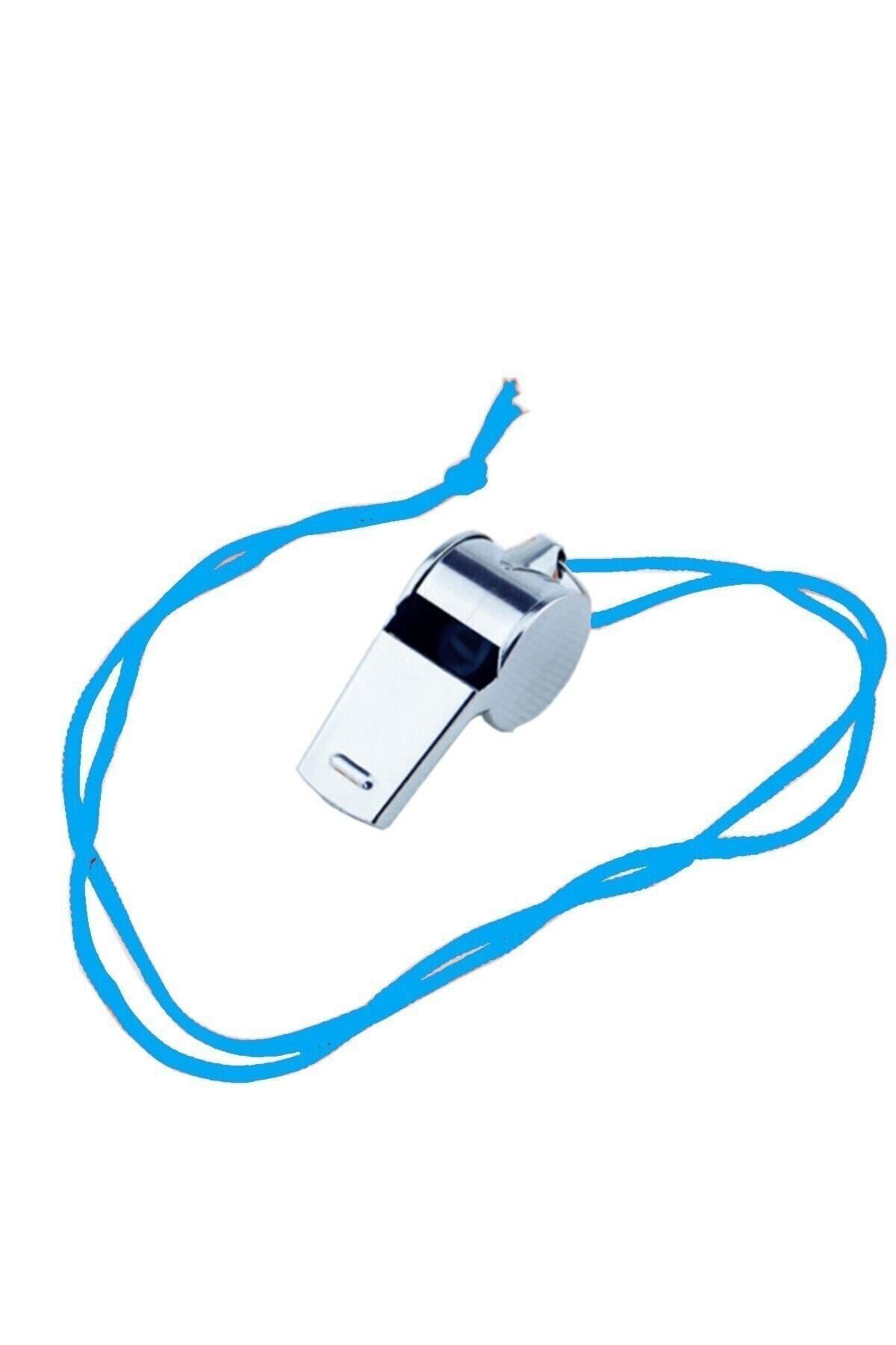 Muçis Metal Düdük Renkli İpli Deprem Düdüğü 5 Adet