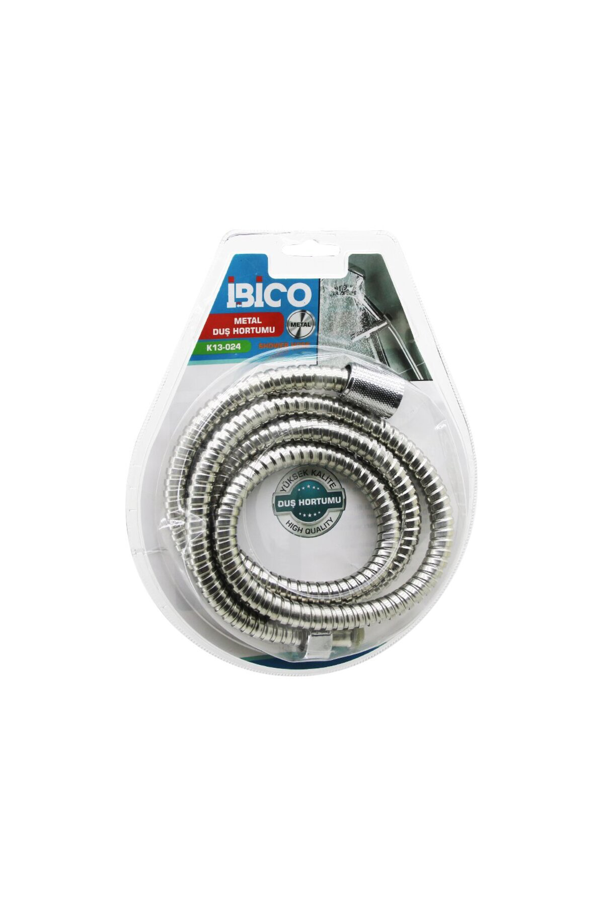 Ok Aksesuar Metal Duş Hortumu 150Cm Vakumlu Ambalaj Anti Twist=Dolanmaz-Kivri