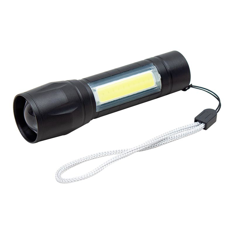 METAL FLASHLIGHT POWER LEDLİ ŞARJLI EL FENERİ (4741)