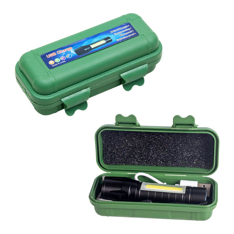 METAL FLASHLIGHT POWER LEDLİ ŞARJLI EL FENERİ (4741)