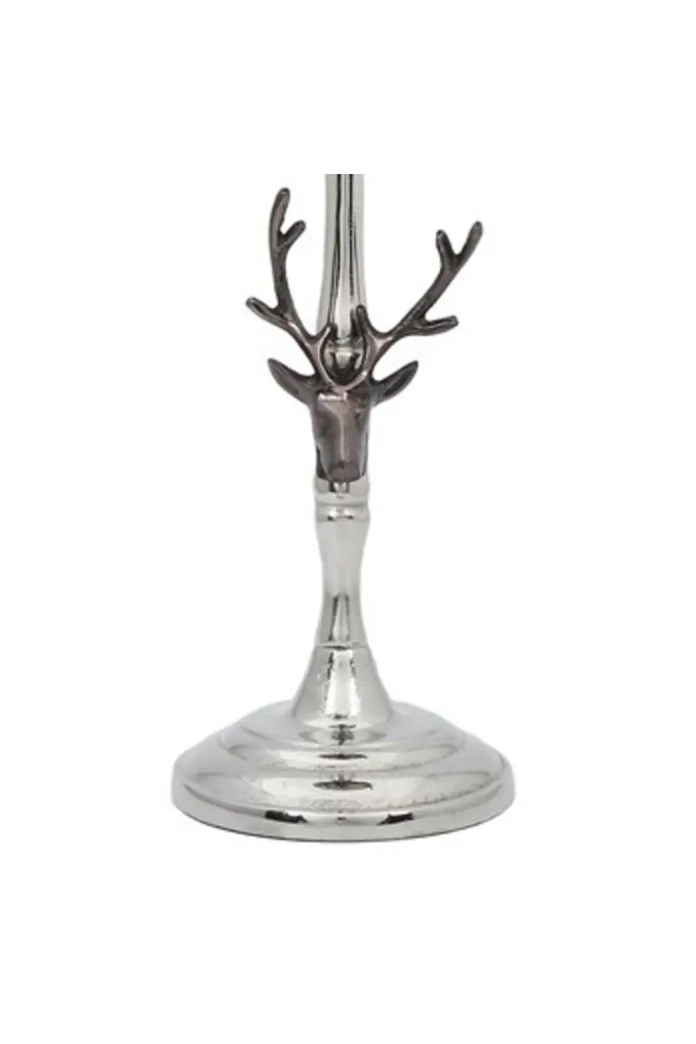 Metal Geyi Kafalı Mumluk 13x42 Cm Ak.ıj0014