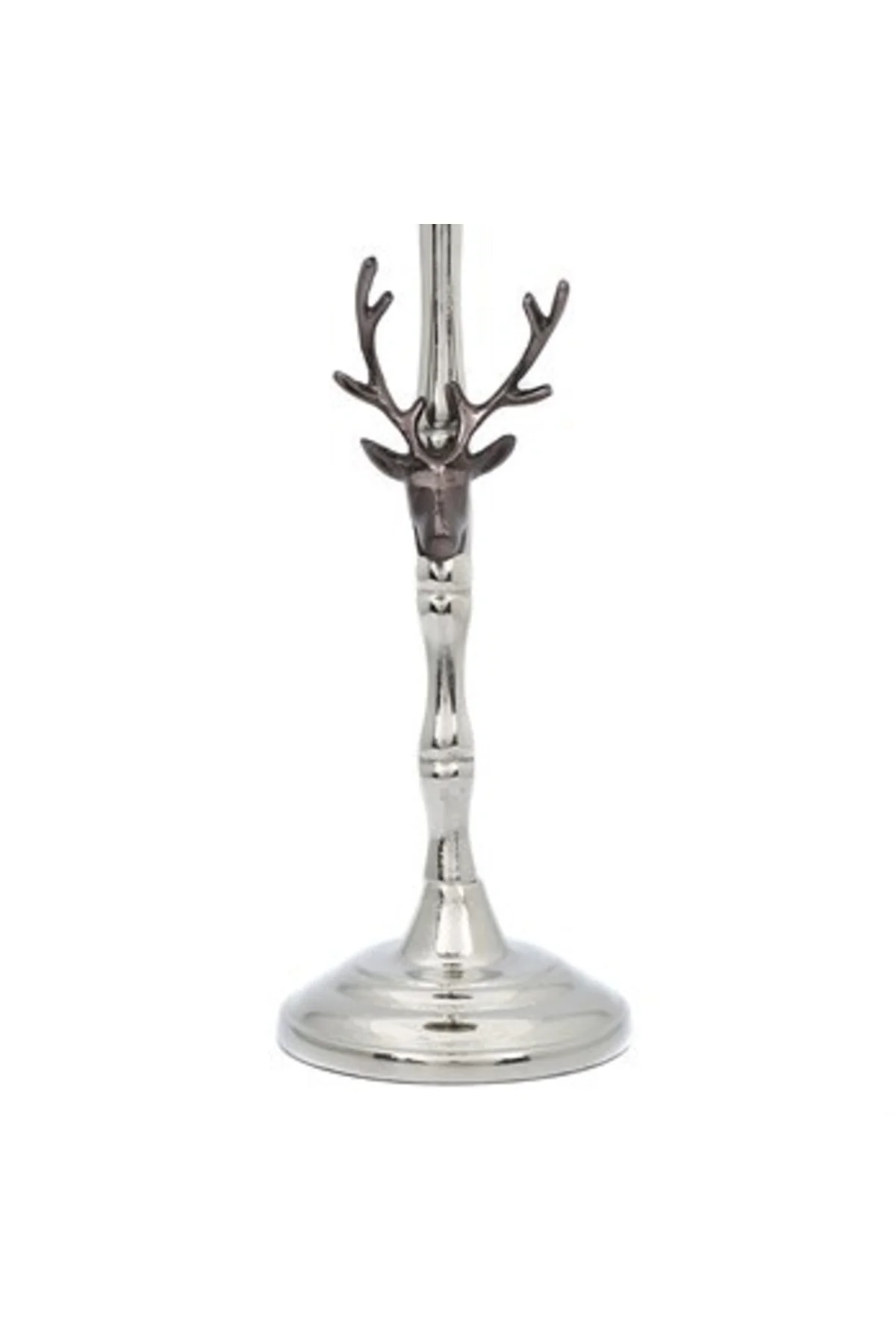 Metal Geyik Kafalı Mumluk 15x47 Cm Ak.ıj0015 - Görsel 3