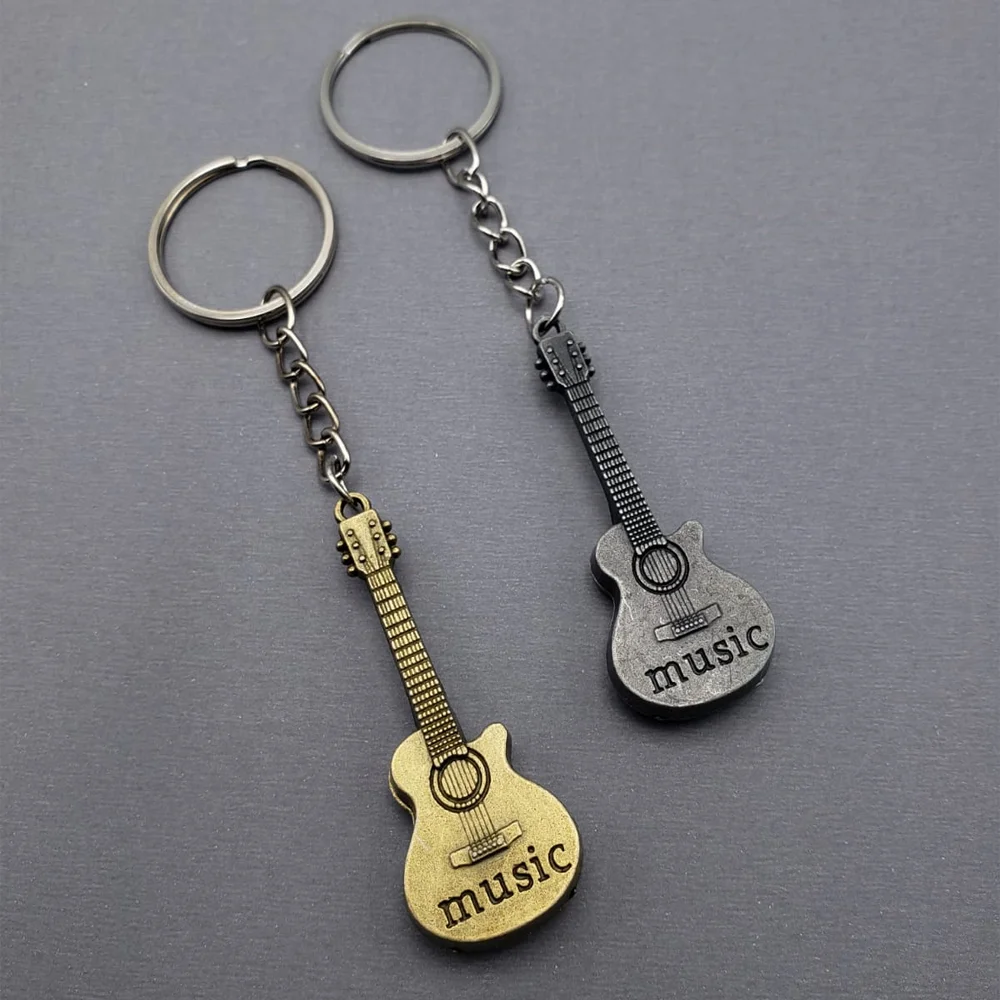 Metal Gitar Anahtarlık Metal Gitar Anahtarlık