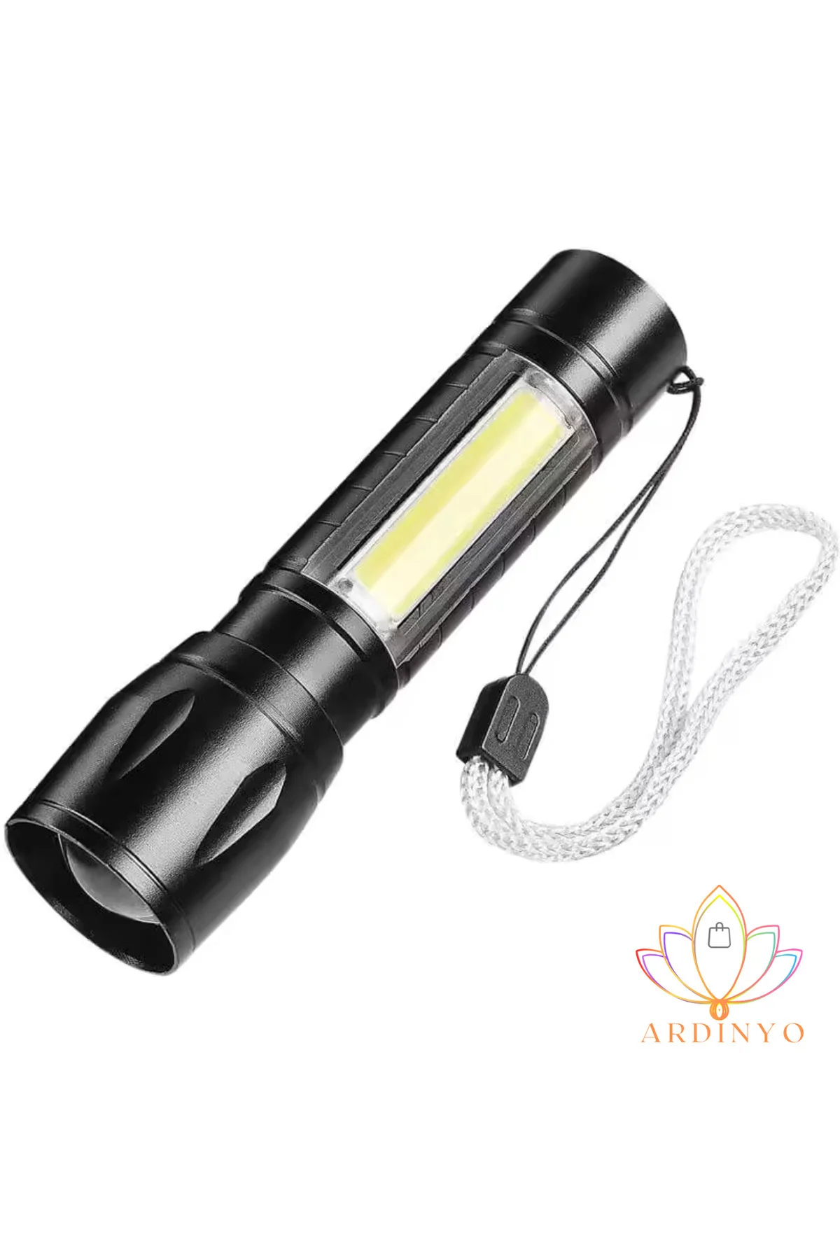 Metal Gövde USB Şarjlı Mini El Feneri Zoom Özellikli COB LED Kamp, Avcılık ve Deprem Çantası Feneri Metal Gövde USB Şarjlı Mini El Feneri Zoom Özellikli COB LED Kamp, Avcılık ve Deprem Çantası Feneri