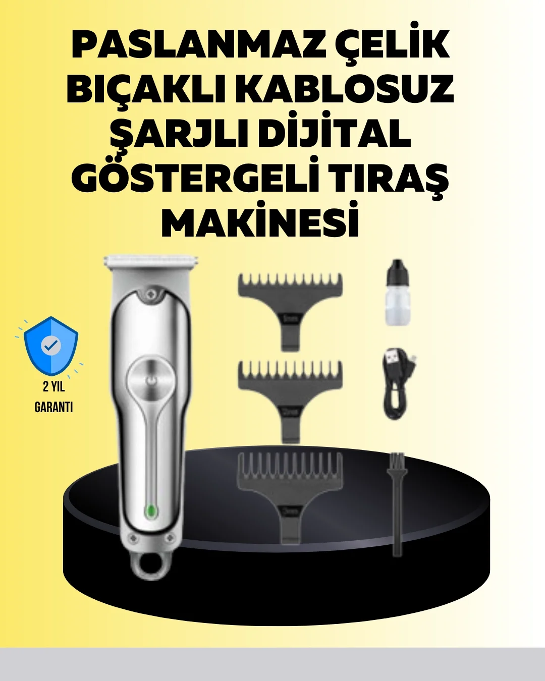Metal Gövdeli Saç Sakal Kesme Makinesi – Hassas Kesim İçin Metal Gövdeli Saç Sakal Kesme Makinesi – Hassas Kesim İçin
