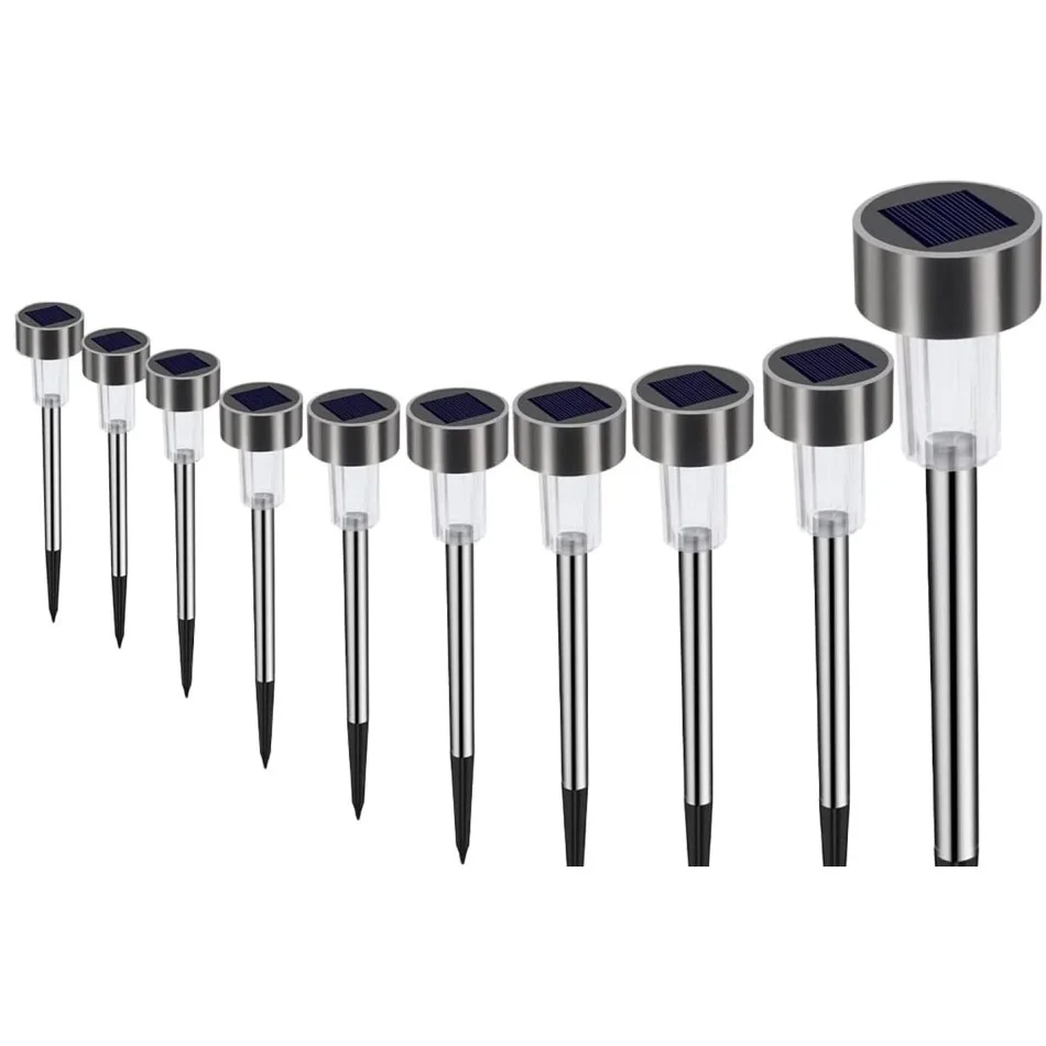 Metal Gövdeli Solar Bahçe Lambası 10 lu Paket Fiyatı, Yorumları ve Özellikleri