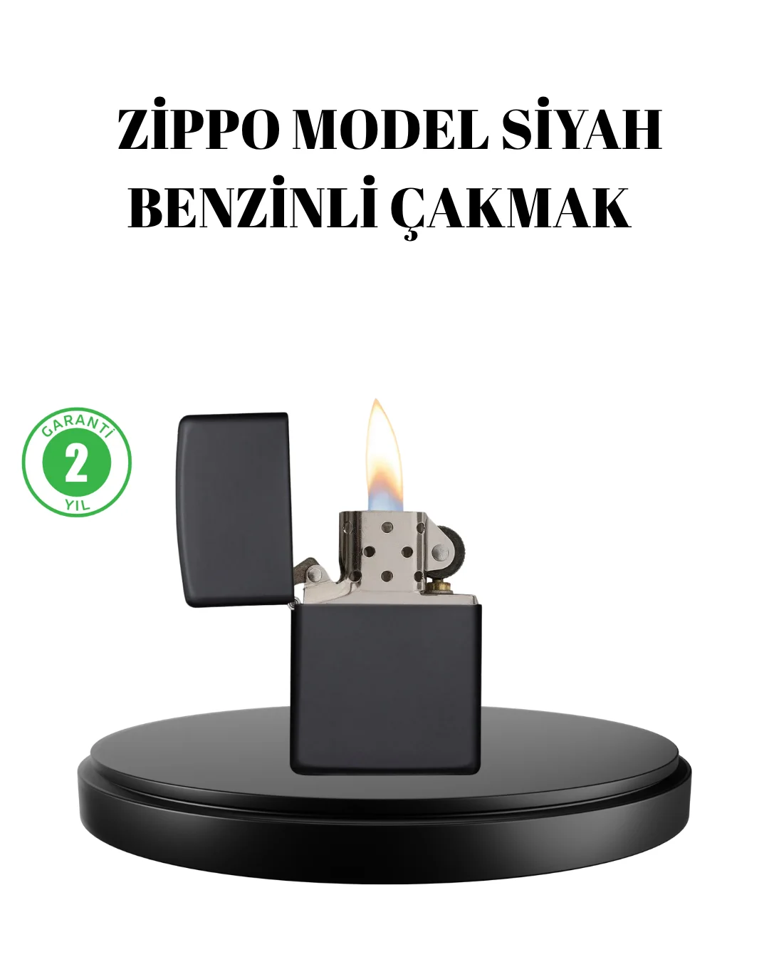 Metal Gövdeli Tasarım Çakmak Mat Yüzeyli ve Ergonomik Tutma Özellikli
