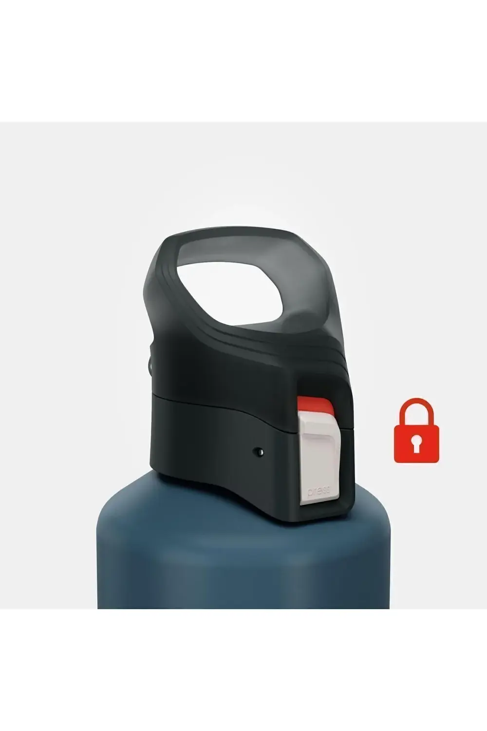 Metal Günlük Ve Spor Outdoor Alüminyum Matara - 1 L - Mavi - Mh50