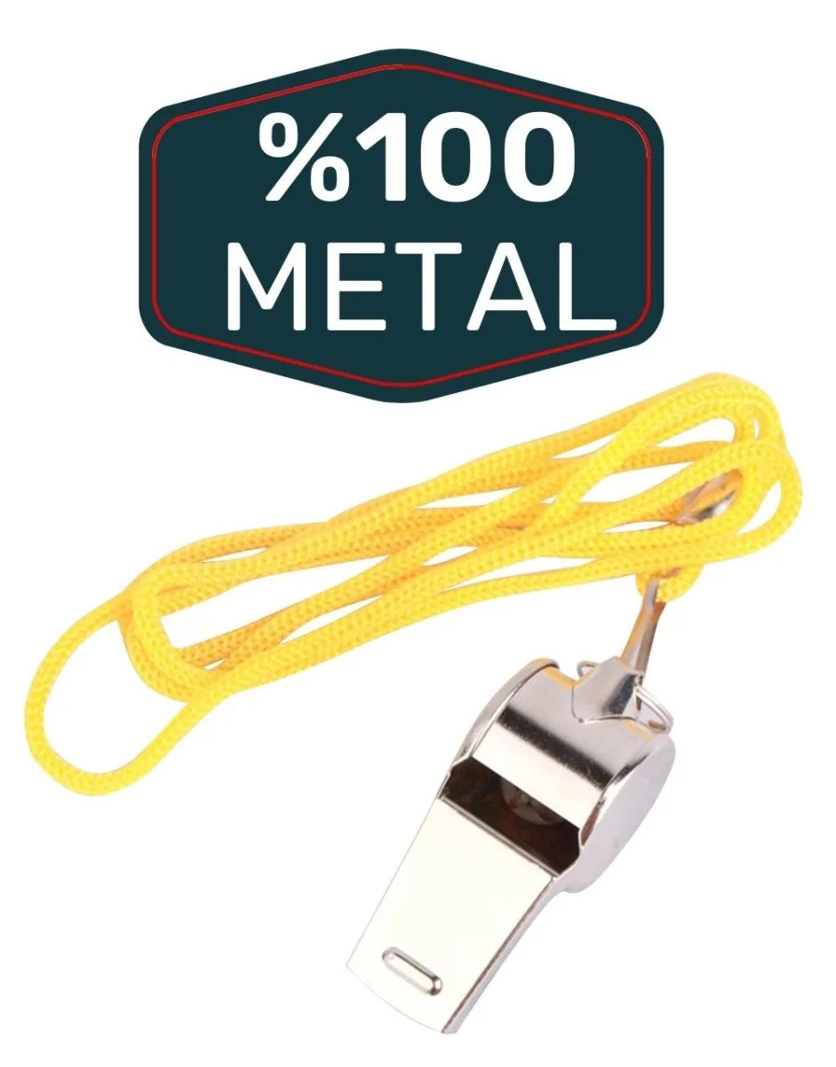 Metal İpli Hakem ve Deprem Düdüğü (24'lü) – Yüksek Ses, Dayanıklı Tasarım Fiyatı, Yorumları ve Özellikleri