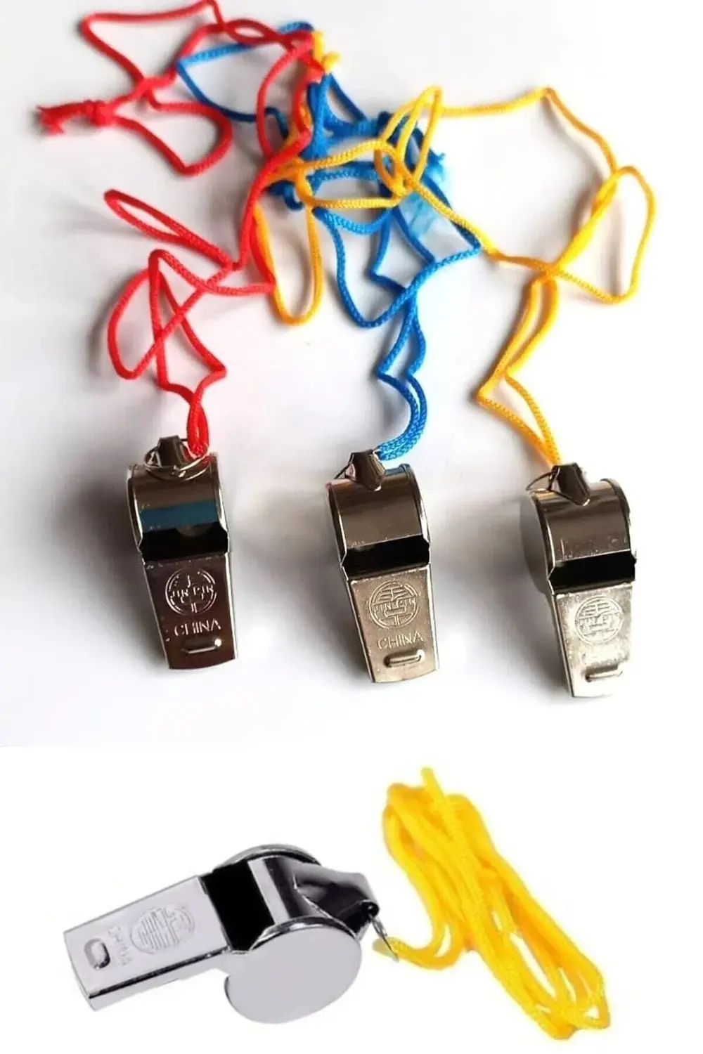 Metal Ipli Hakem Ve Deprem Düdüğü Profesyonel Düdük Afet Düdüğü H