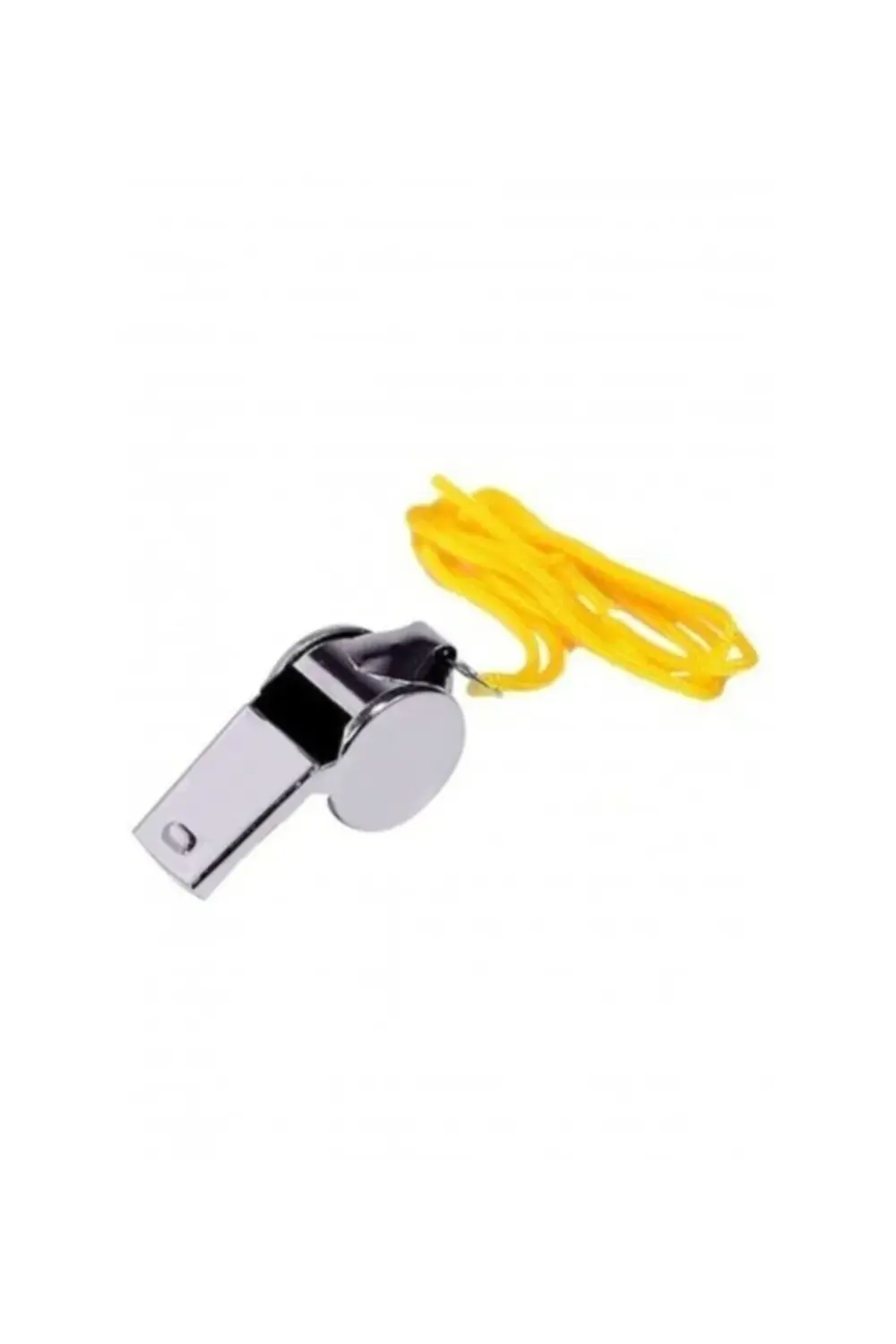 Metal Ipli Hakem Ve Deprem Düdüğü Tekli Demir Düdük ( 4 Adet )