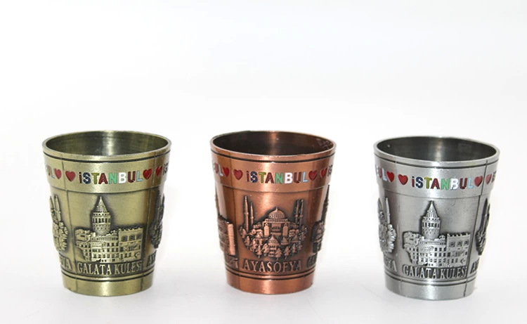 Just Cheap Store Metal İstanbul Yöresel Shot Bardak Alk3353