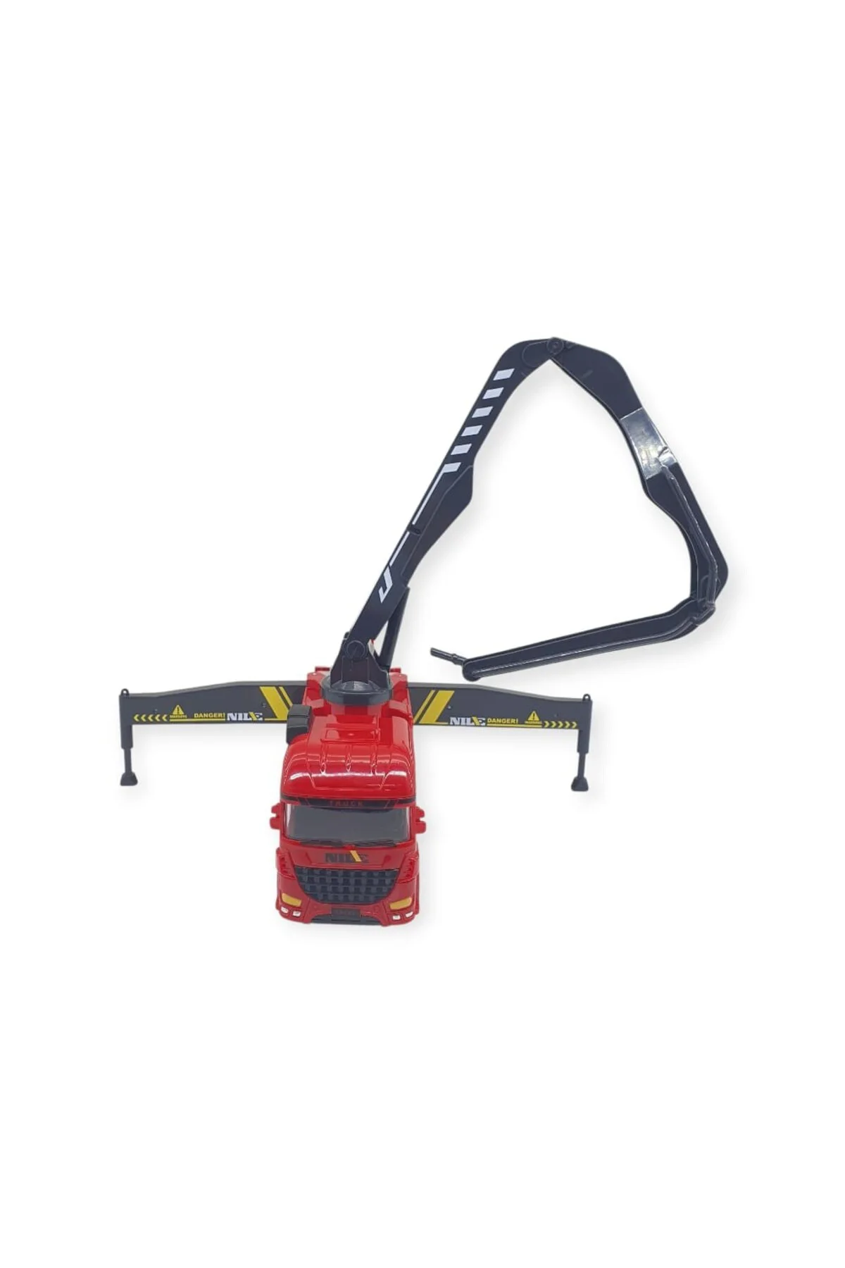 Metal İtfaiye Arabası - Söndürme Vinçli 26cm - 706-43 (Lisinya)