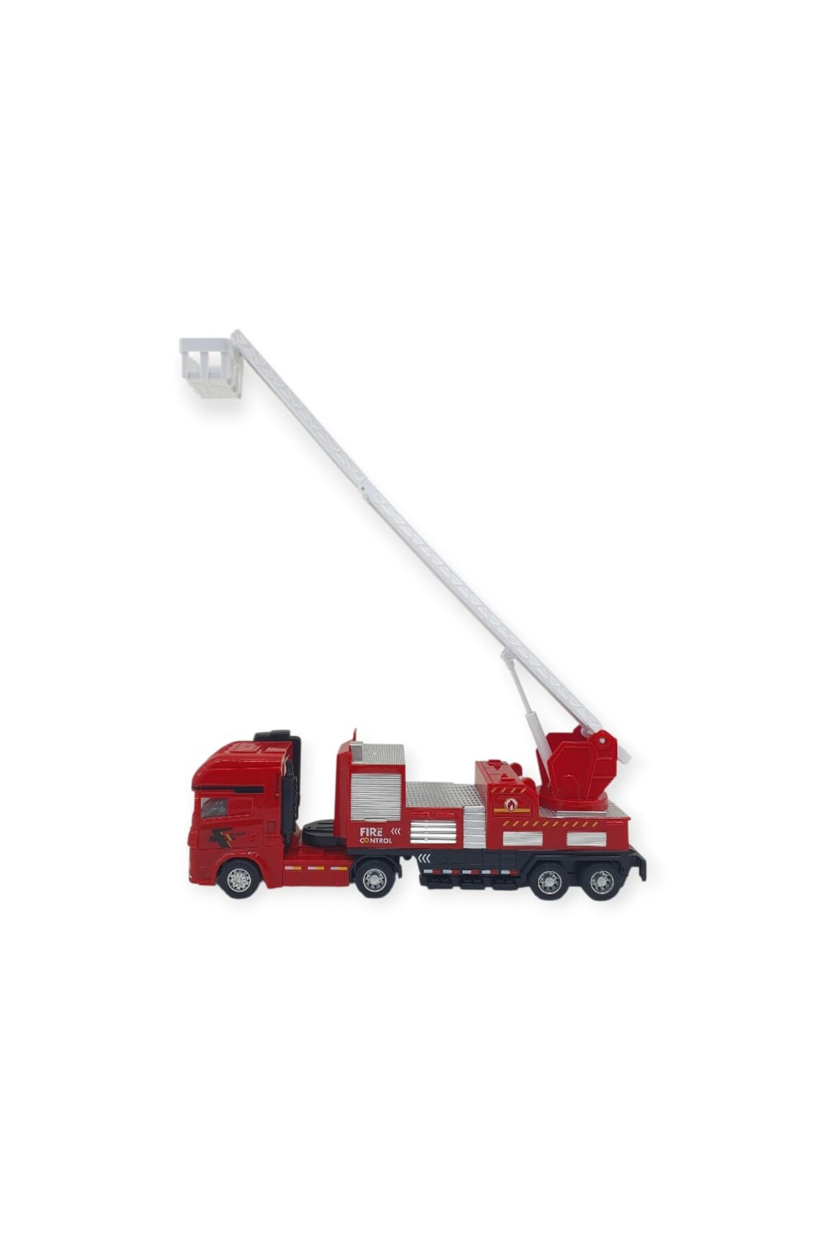 Metal İtfaiye Arabası - Merdivenli 26cm - 706-45 (Lisinya)