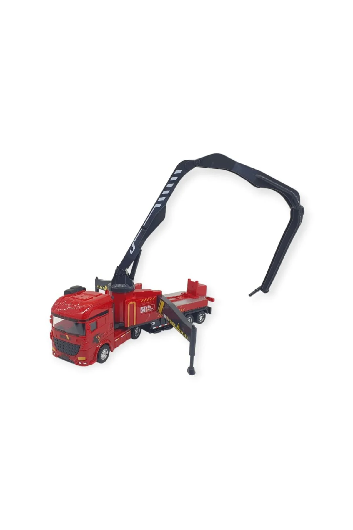 Metal İtfaiye Arabası - Söndürme Vinçli 26cm - 706-43 (Lisinya)