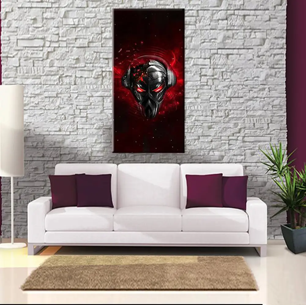 Metal Kafa Kanvas Tablo Metal Kafa Kanvas Tablo