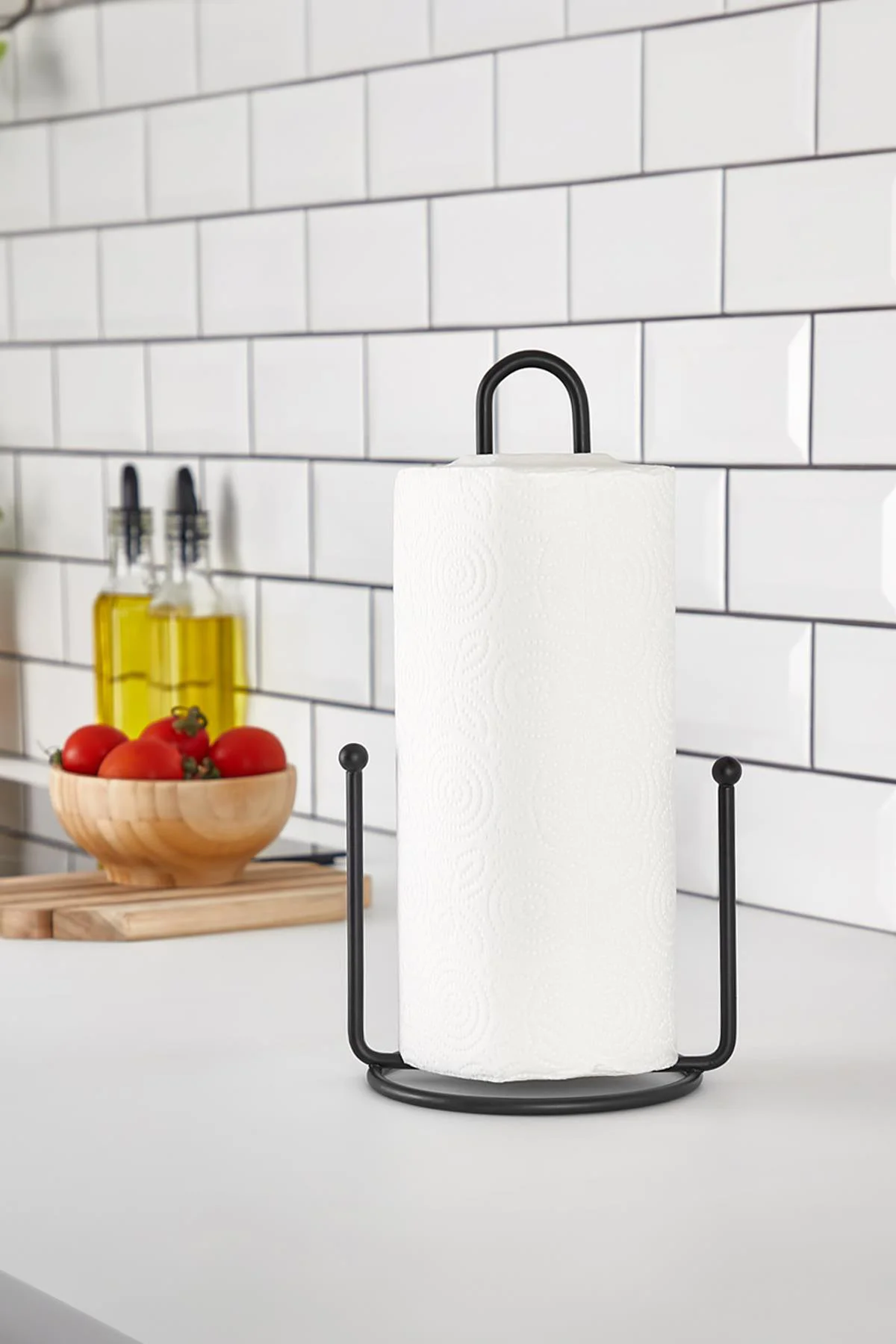 Metal Kağıt Havluluk &amp; Dik Havlu Peçetelik Siyah 28 Cm