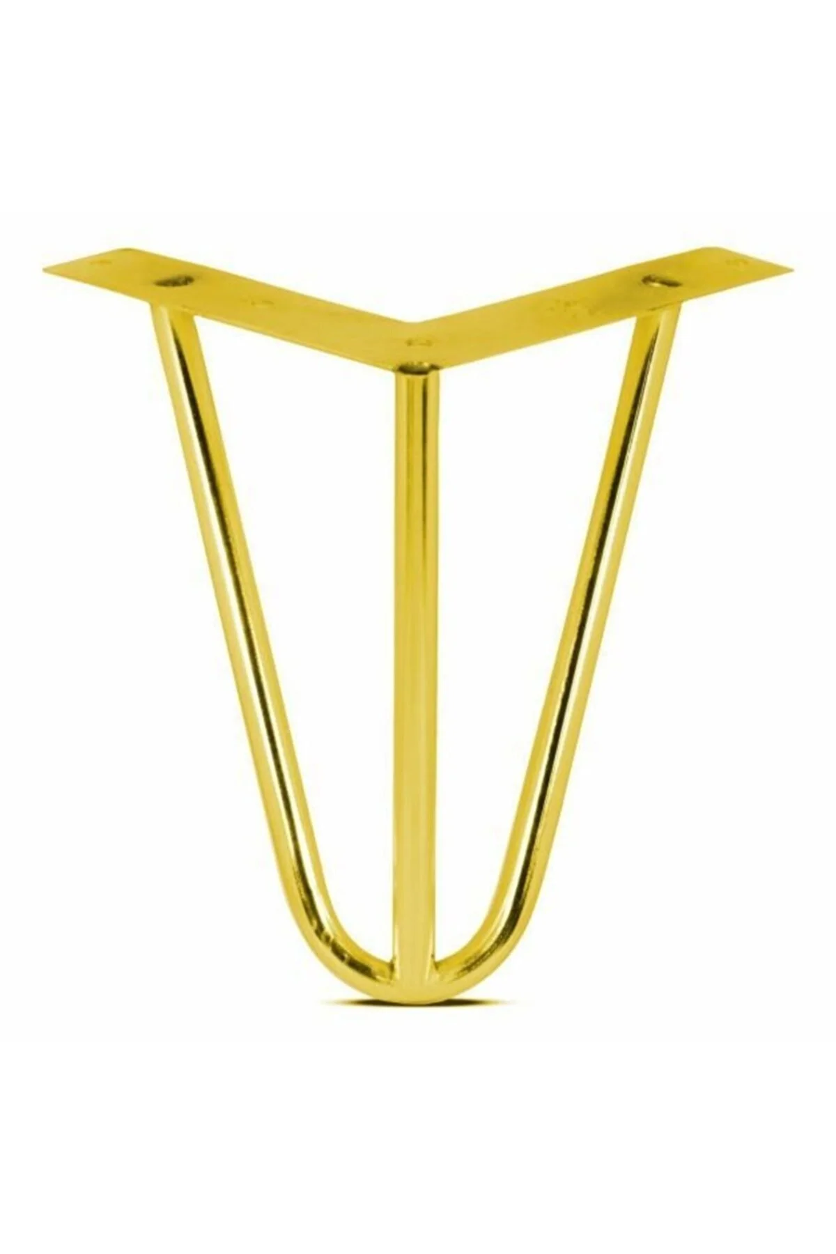 Metal Kanepe Koltuk Ayağı Metal Gold Lüx Ayak 15 Cm
