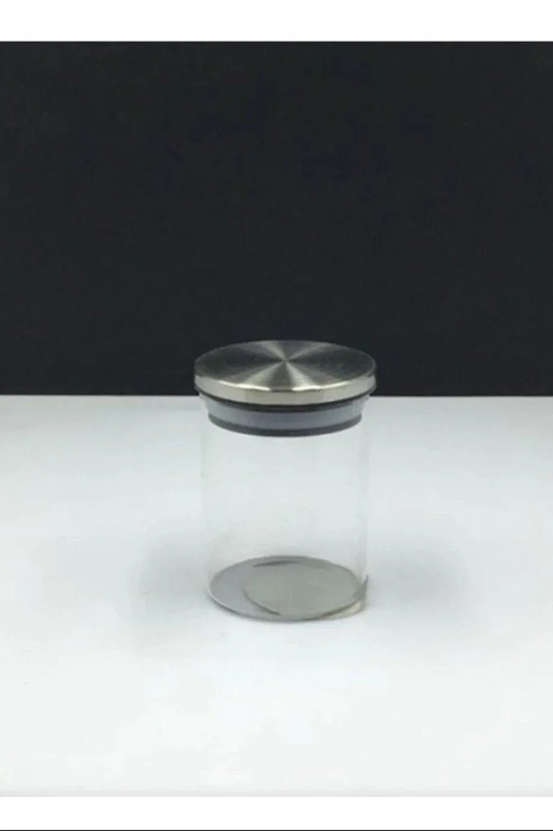 Metal Kapaklı Cam Baharatlık 6.5x8 Cm – Paslanmaz Kapaklı Seramik Baharat Kavanozu Metal Kapaklı Cam Baharatlık 6.5x8 Cm – Paslanmaz Kapaklı Seramik Baharat Kavanozu