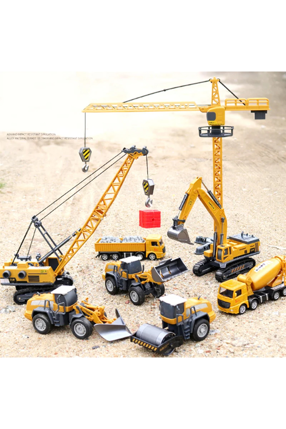 Oyuncak Store Metal Kar Küreyicisi - İş Makineleri Modelleri