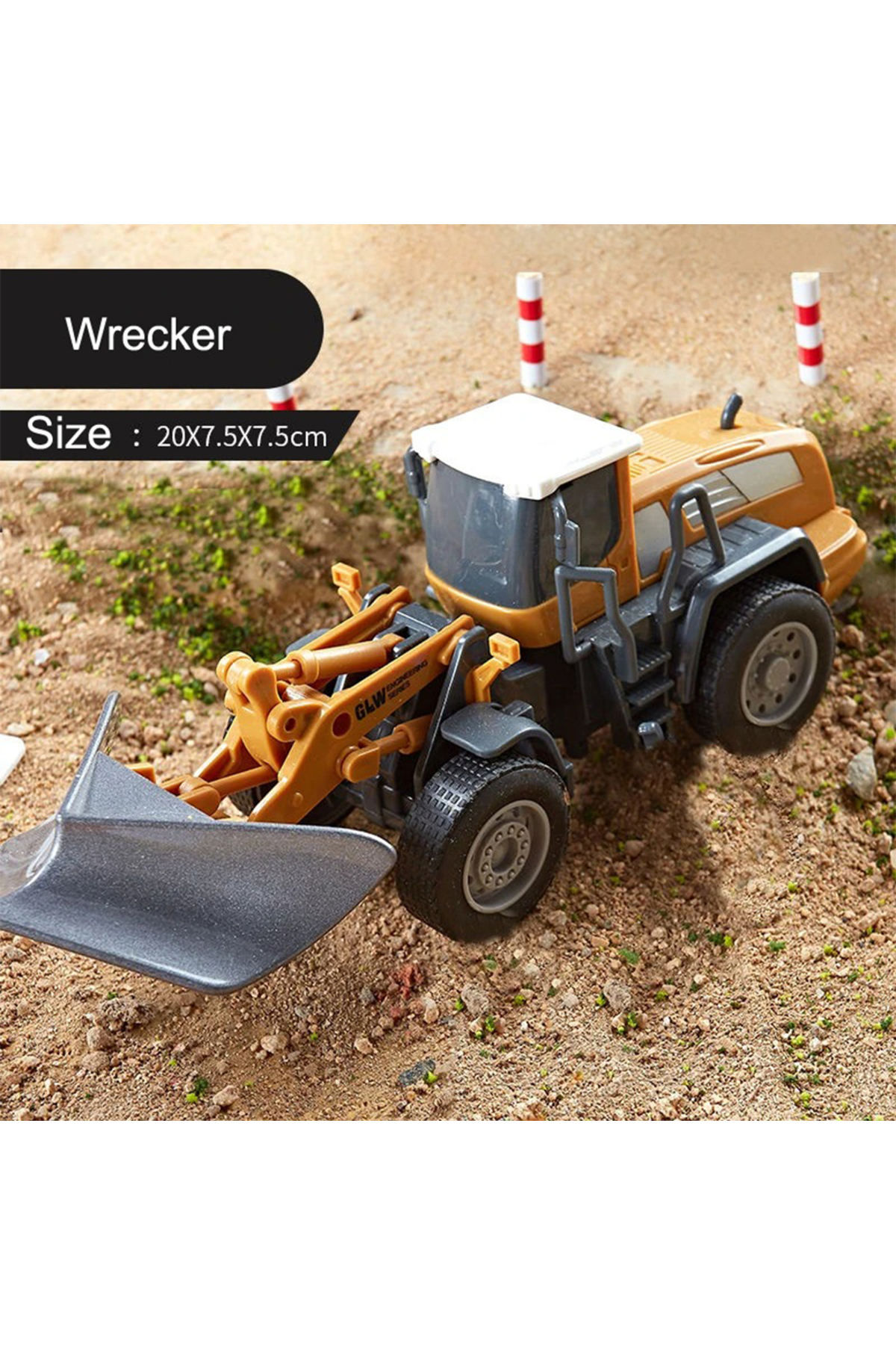Oyuncak Store Metal Kar Küreyicisi - İş Makineleri Modelleri