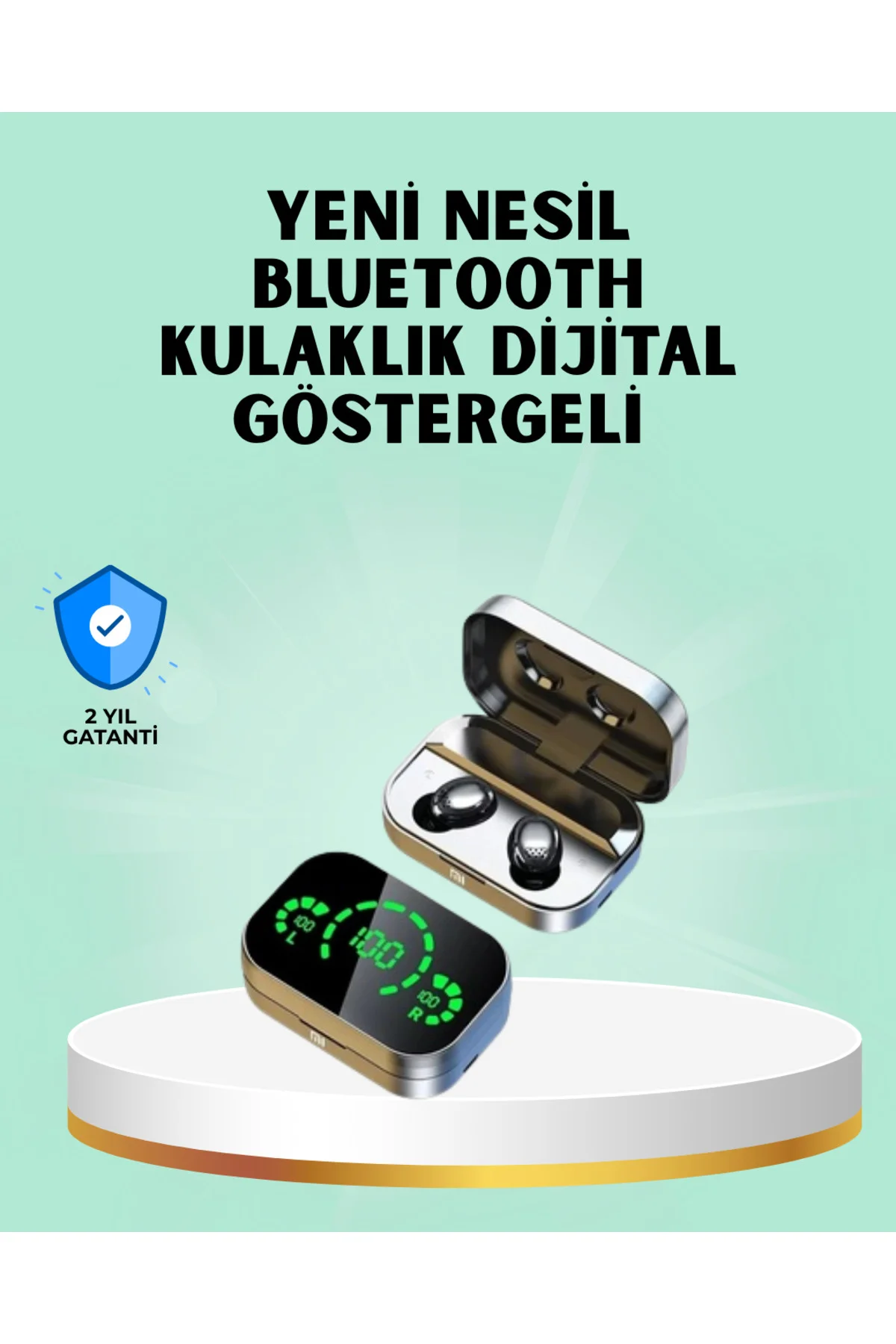 Metal Kasa Bluetooth Kulak İçi Kulaklık – Net Çağrı, Güçlü Bağlantı
