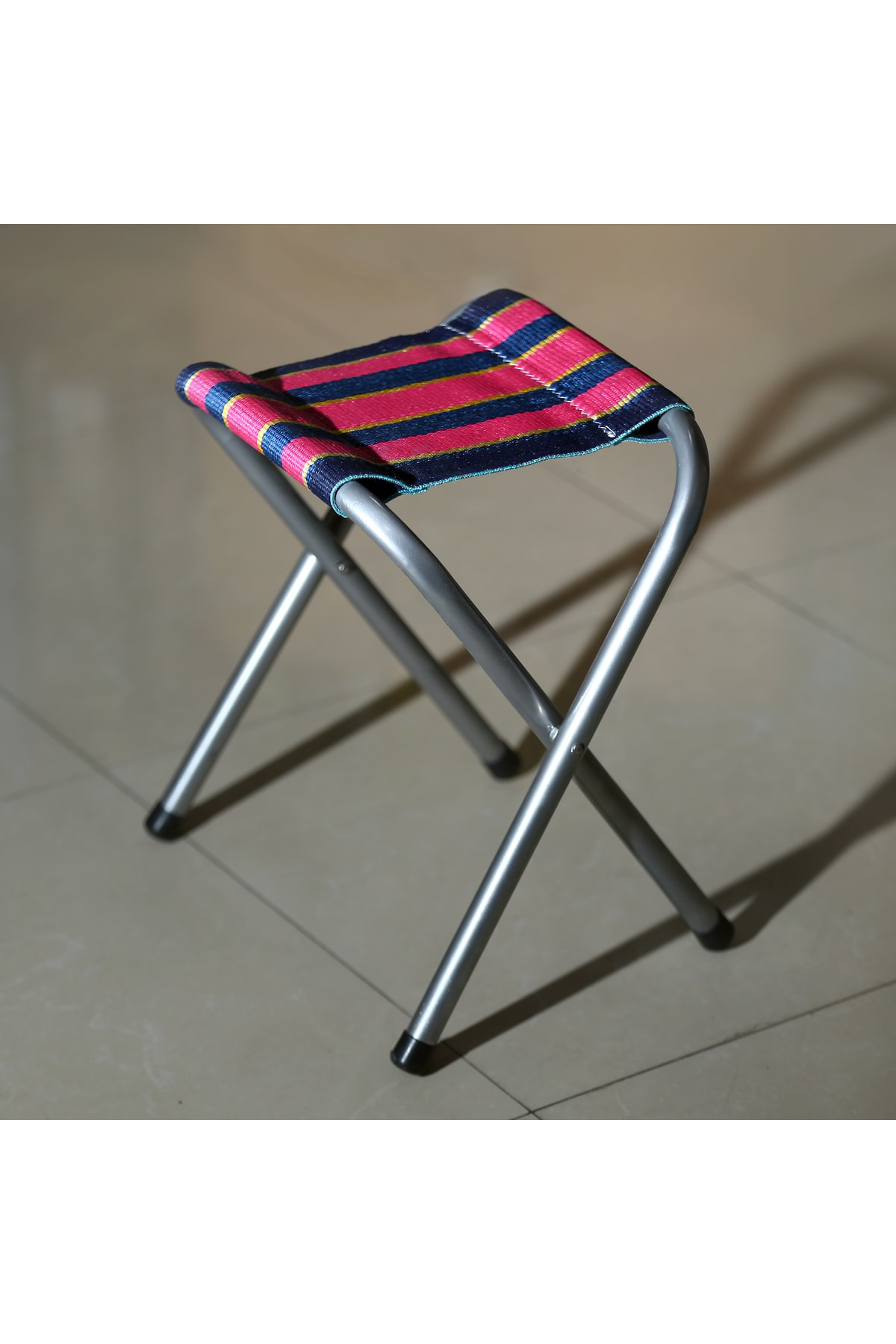 Tir Kamyon Aksesuar Dünyasi Metal Katlanır Tabure Piknik ,Balıkçı ,Plaj ,Kamp Taburesi - 2 Ad