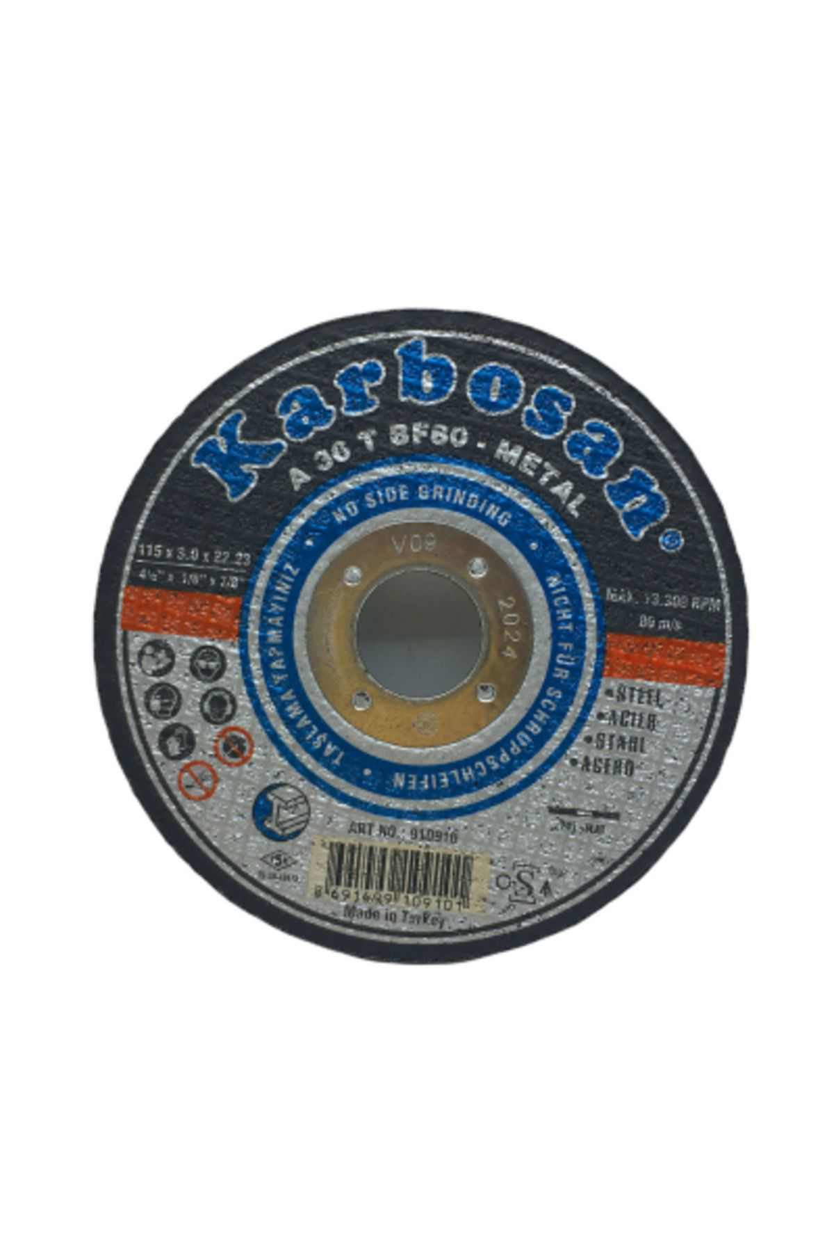Ok Aksesuar Metal Kesici Disk 115Mmx3.0X22  Go50601800030