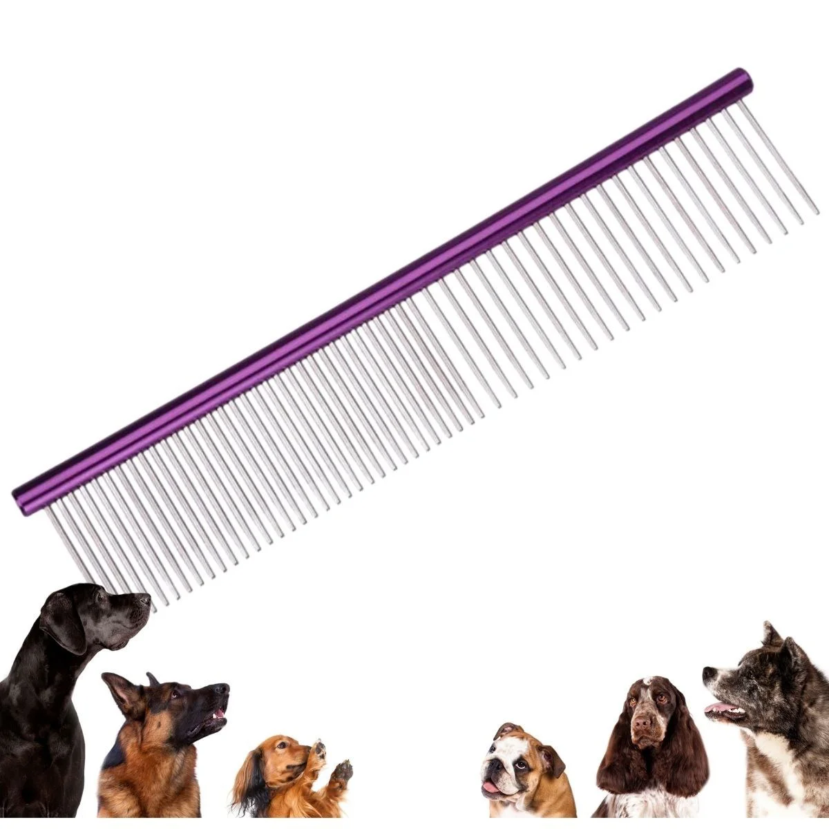 Metal Köpek Tarağı - Renkli Pire Tarağı Metal Köpek Tarağı - Renkli Pire Tarağı