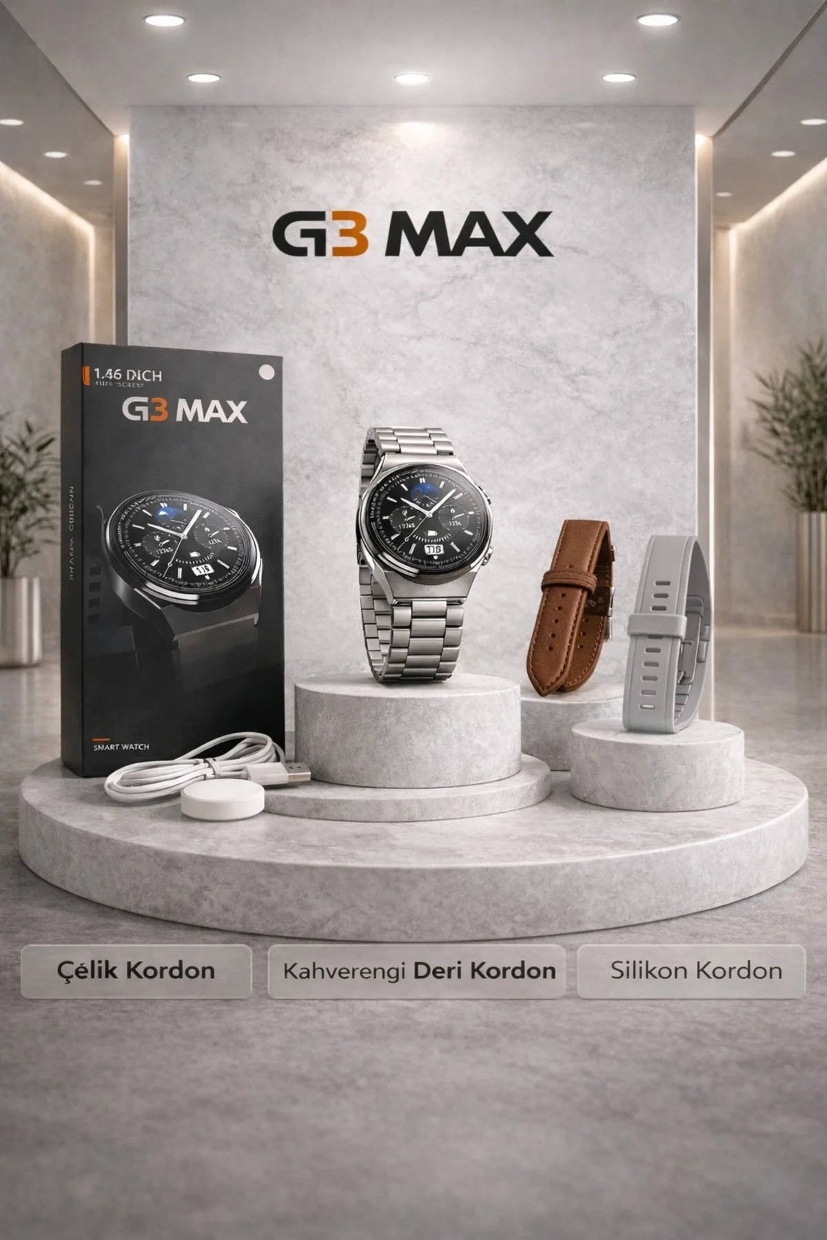 Metal Kordonlu Akıllı Saat - Nabız, Uyku Takibi, GPS ve Suya Dayanıklı Özellikler Fiyatı, Yorumları ve Özellikleri