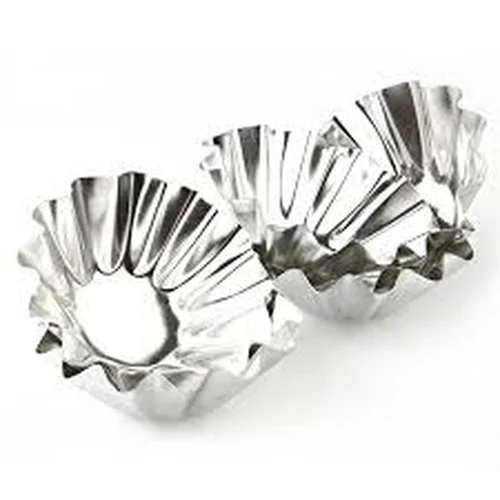 Metal Küçük 6 Parça Kek Kapsülü Bx40 Metal Küçük 6 Parça Kek Kapsülü Bx40
