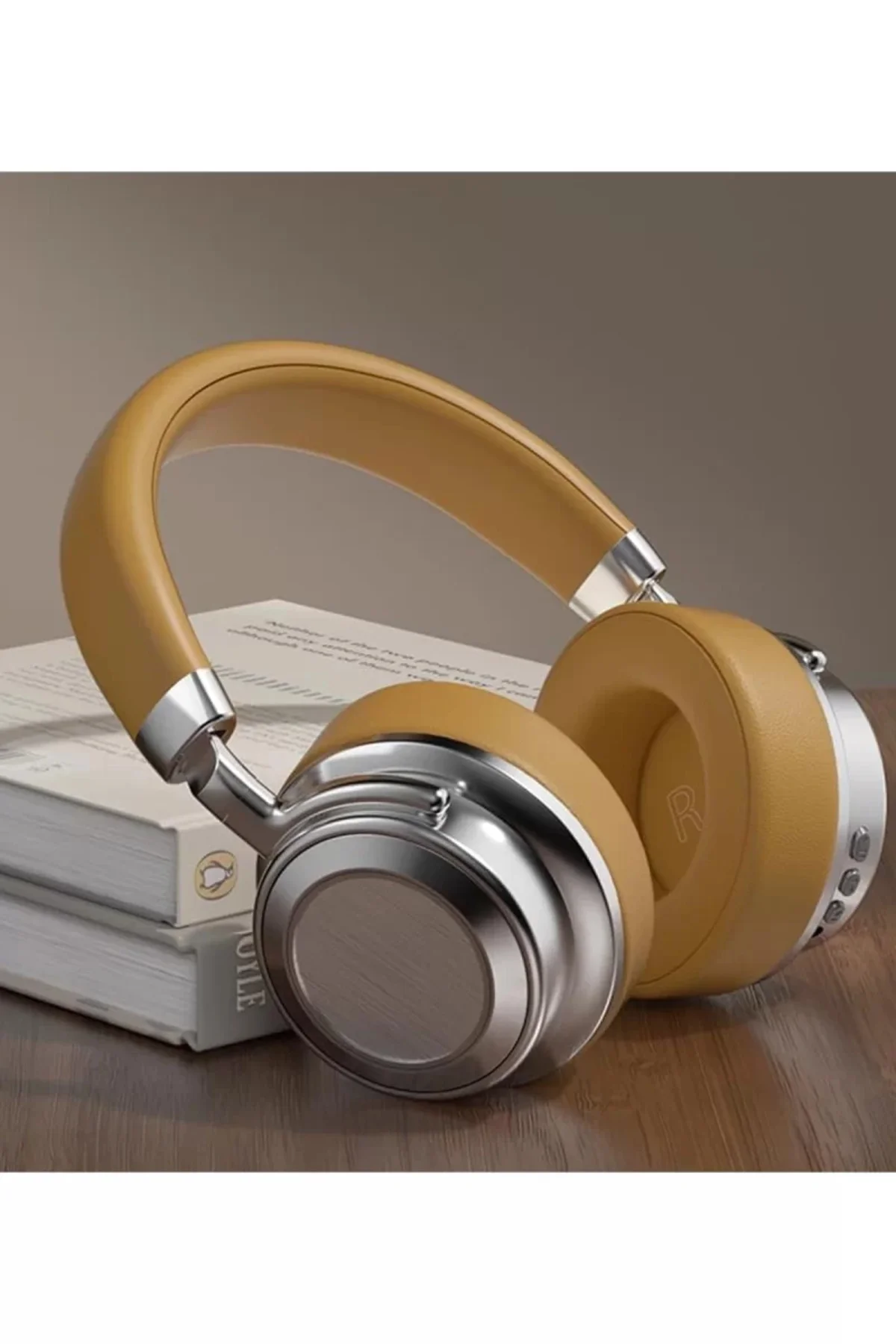 Metal Kulak Üstü Kablosuz Bluetooth Kulaklık Hybrid Anc Type-c Hı
