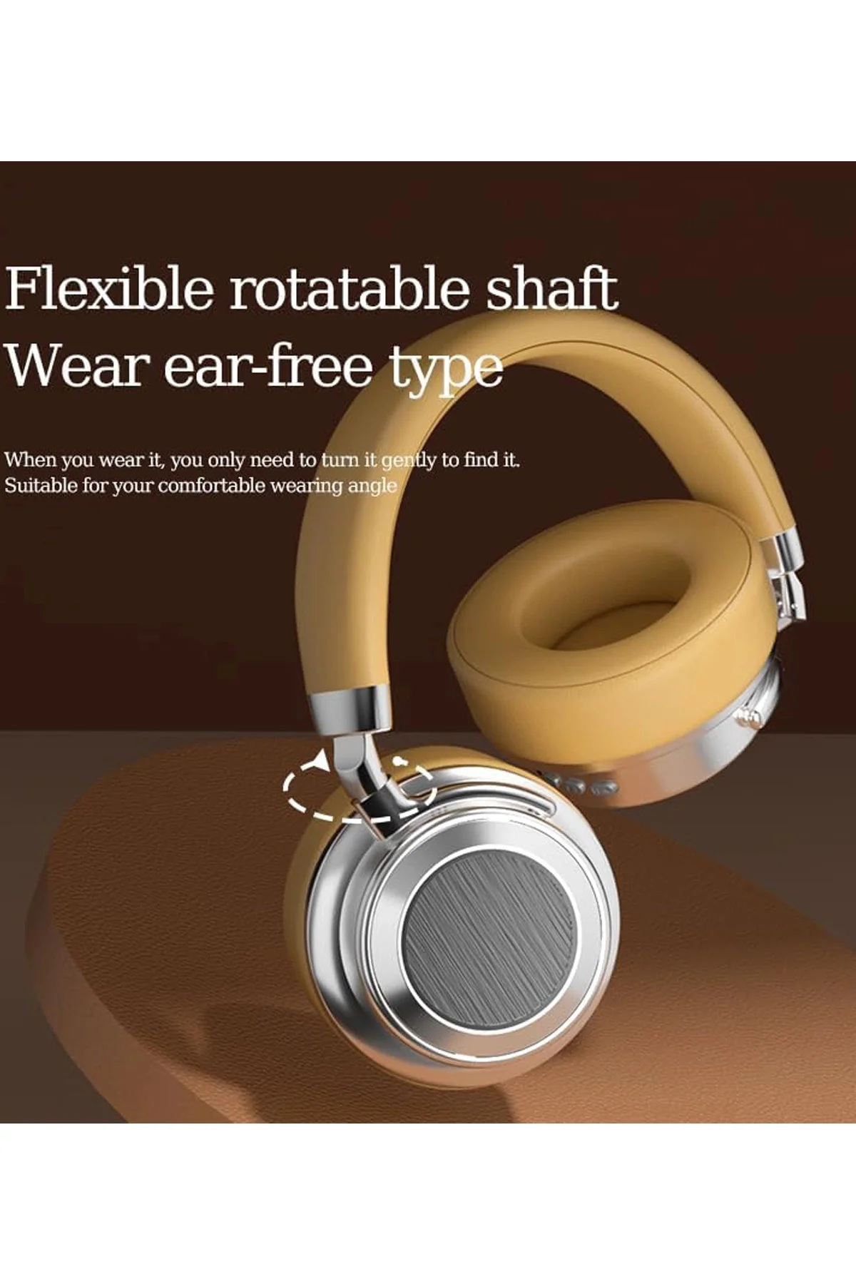 Metal Kulak Üstü Kablosuz Bluetooth Kulaklık Hybrid Anc Type-c Hı