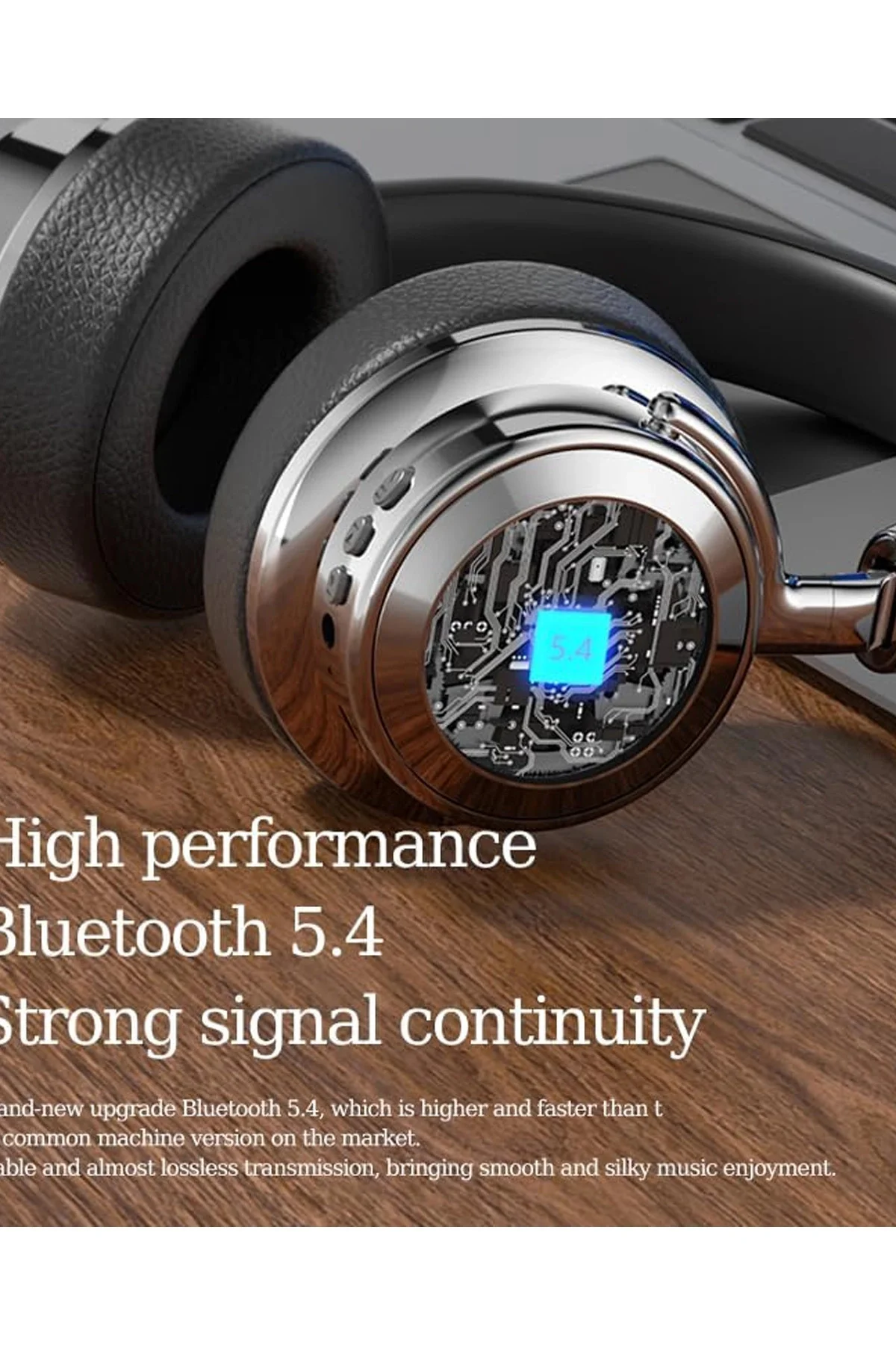 Metal Kulak Üstü Kablosuz Bluetooth Kulaklık Hybrid Anc Type-c Hı Metal Kulak Üstü Kablosuz Bluetooth Kulaklık Hybrid Anc Type-c Hı