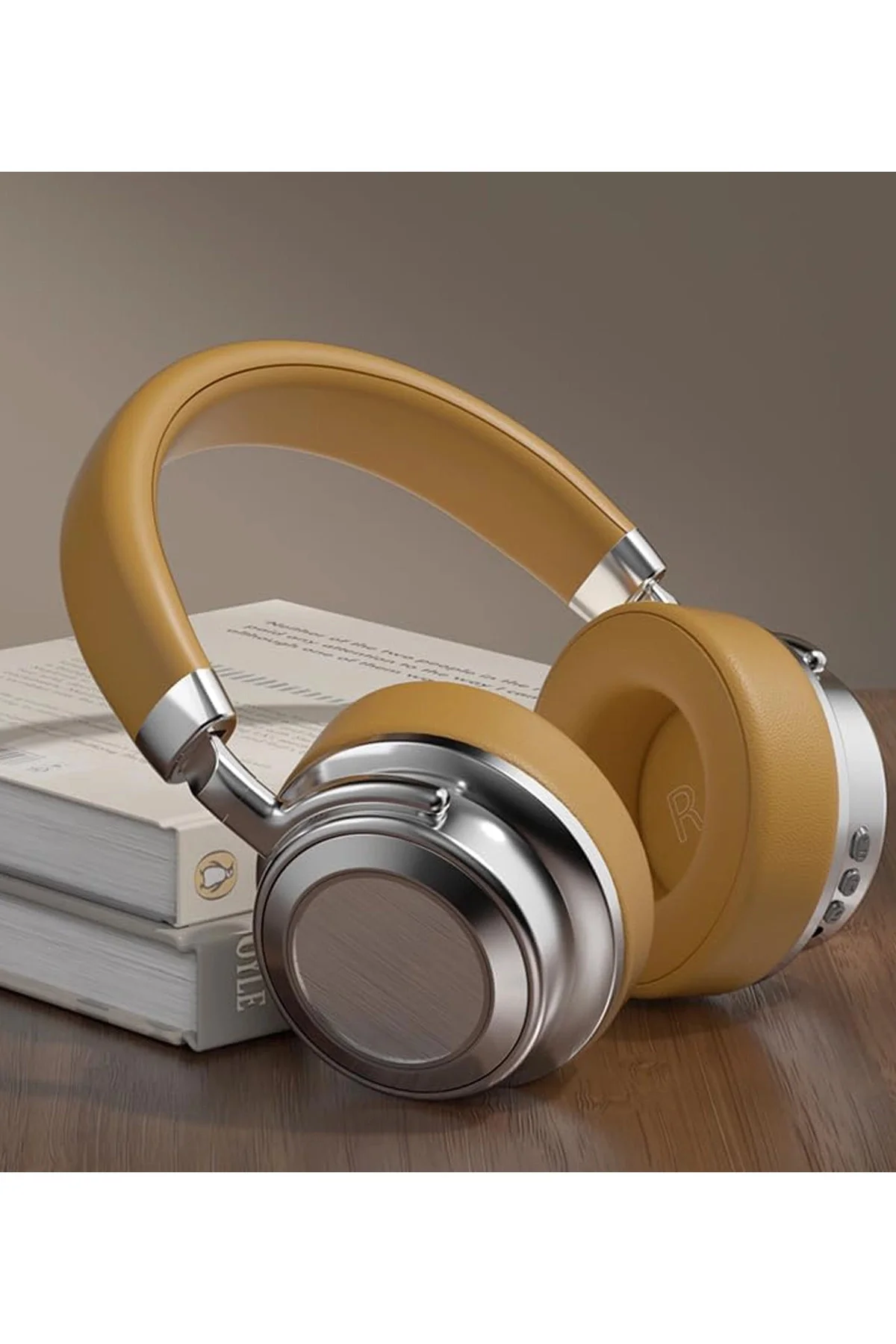 Metal Kulak Üstü Kablosuz Bluetooth Kulaklık Hybrid Anc Type-c Hı