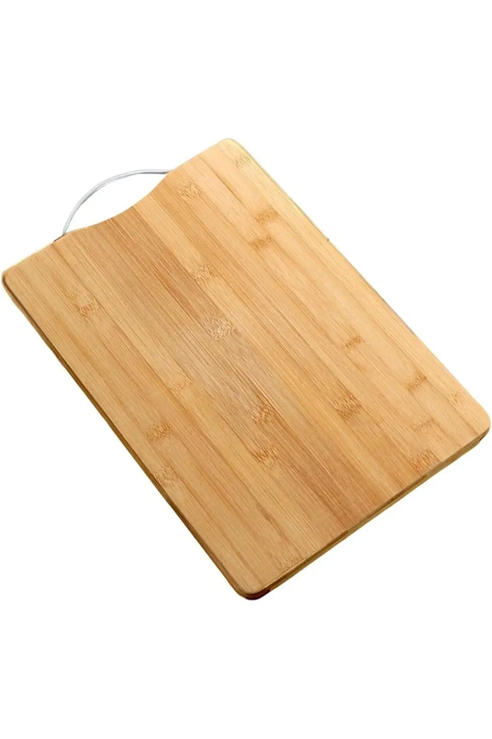 Metal Kulplu Bambu Kesim Tahtası