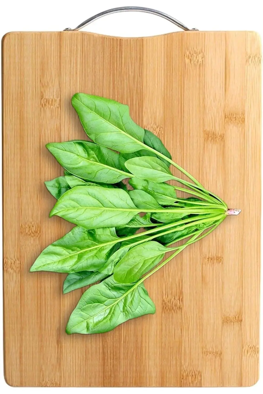 Metal Kulplu Bambu Kesim Tahtası