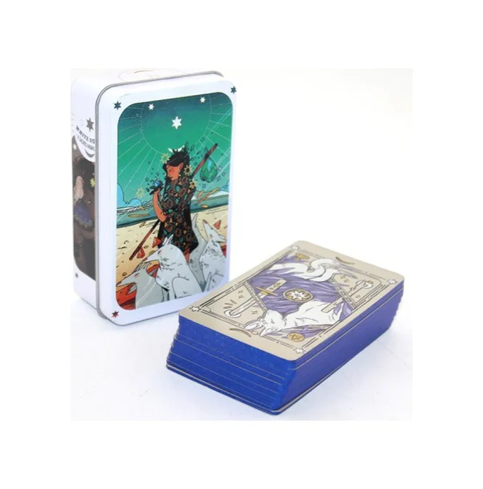 Metal Kutulu Tarot Kartı White Numen
