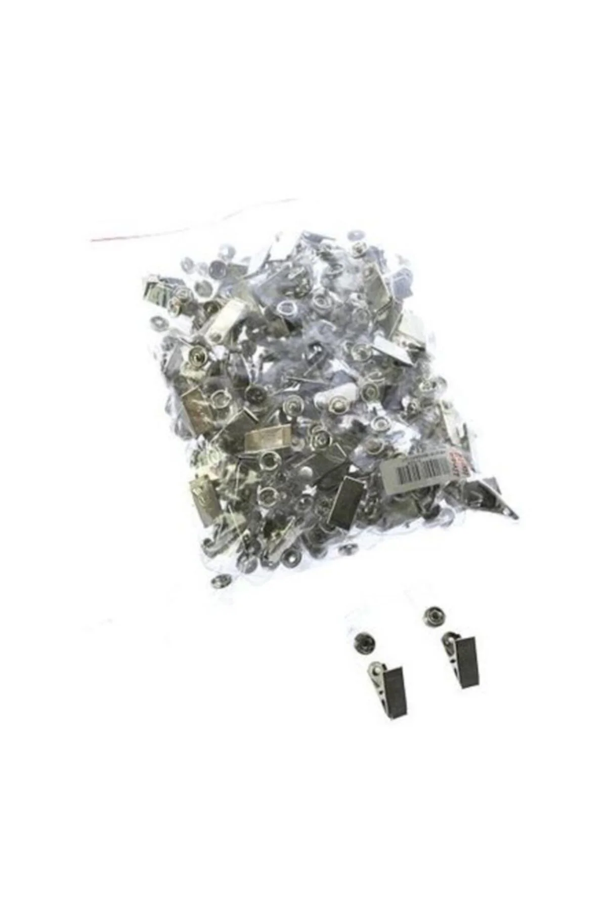 Metal Maşalı Klips 100 Lü Paket Metal Maşalı Klips 100 Lü Paket