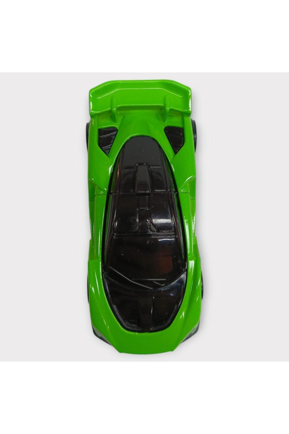 Kapsulavm Metal Mini Arabalar 8 Cm - Yeşil - 1
