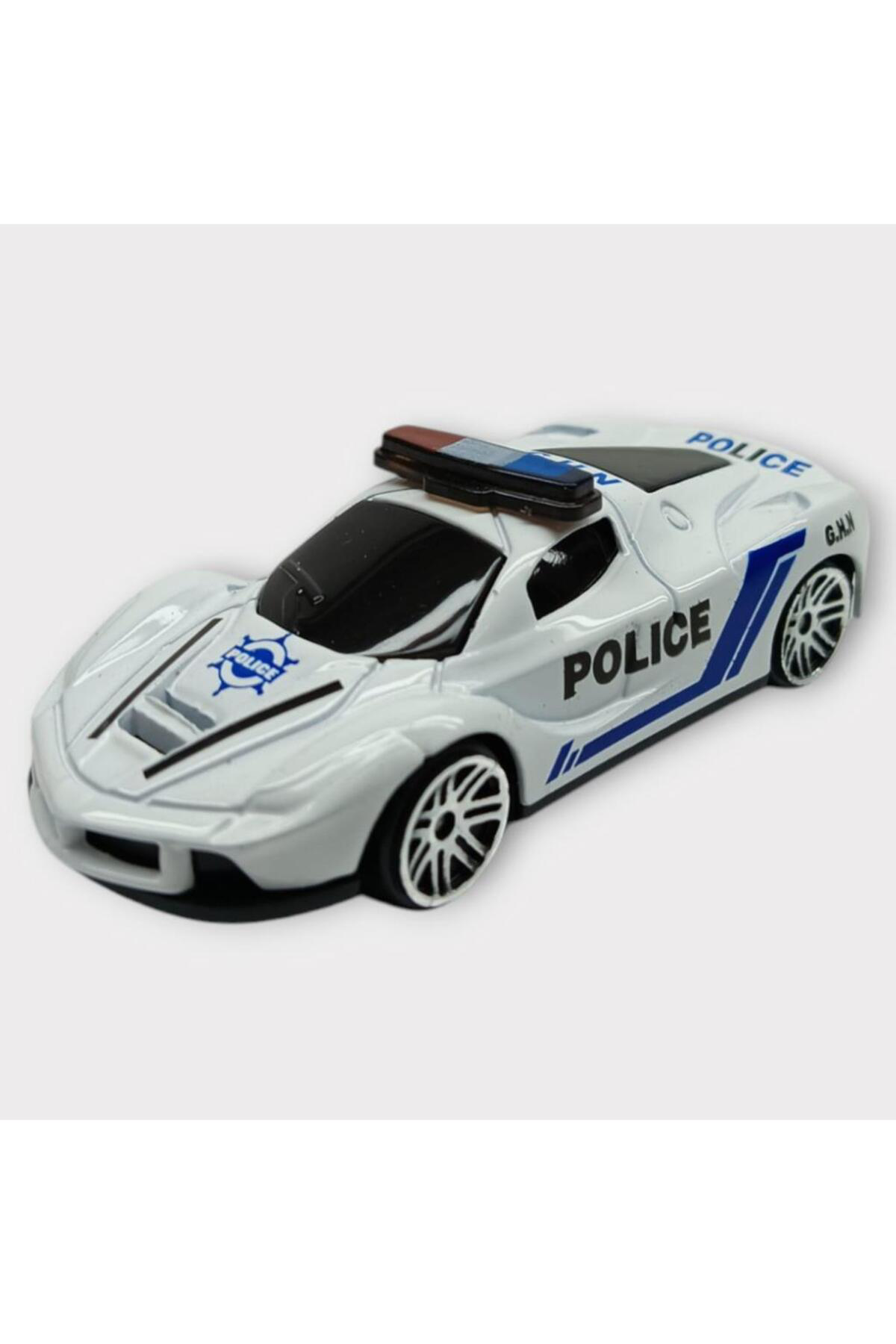 Mulvix Metal Mini Polis Arabası 8 Cm - Polis - 7