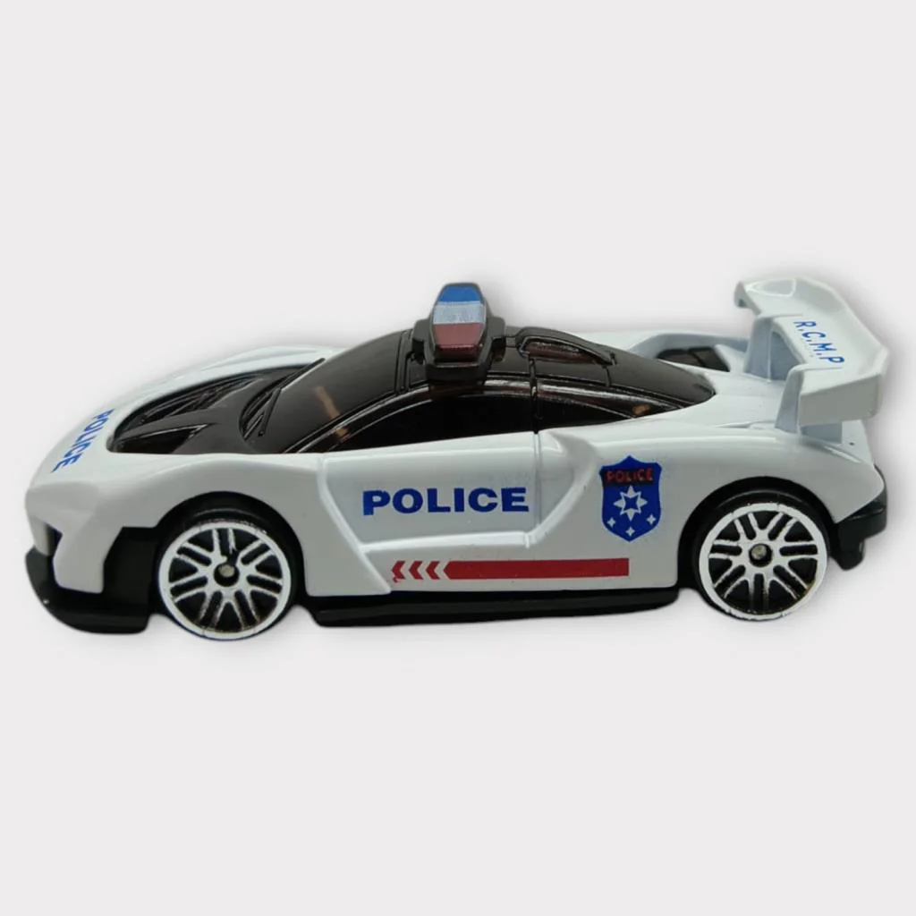 Metal Mini Polis Arabası  8 cm - Polis - 4 - 1 ADET