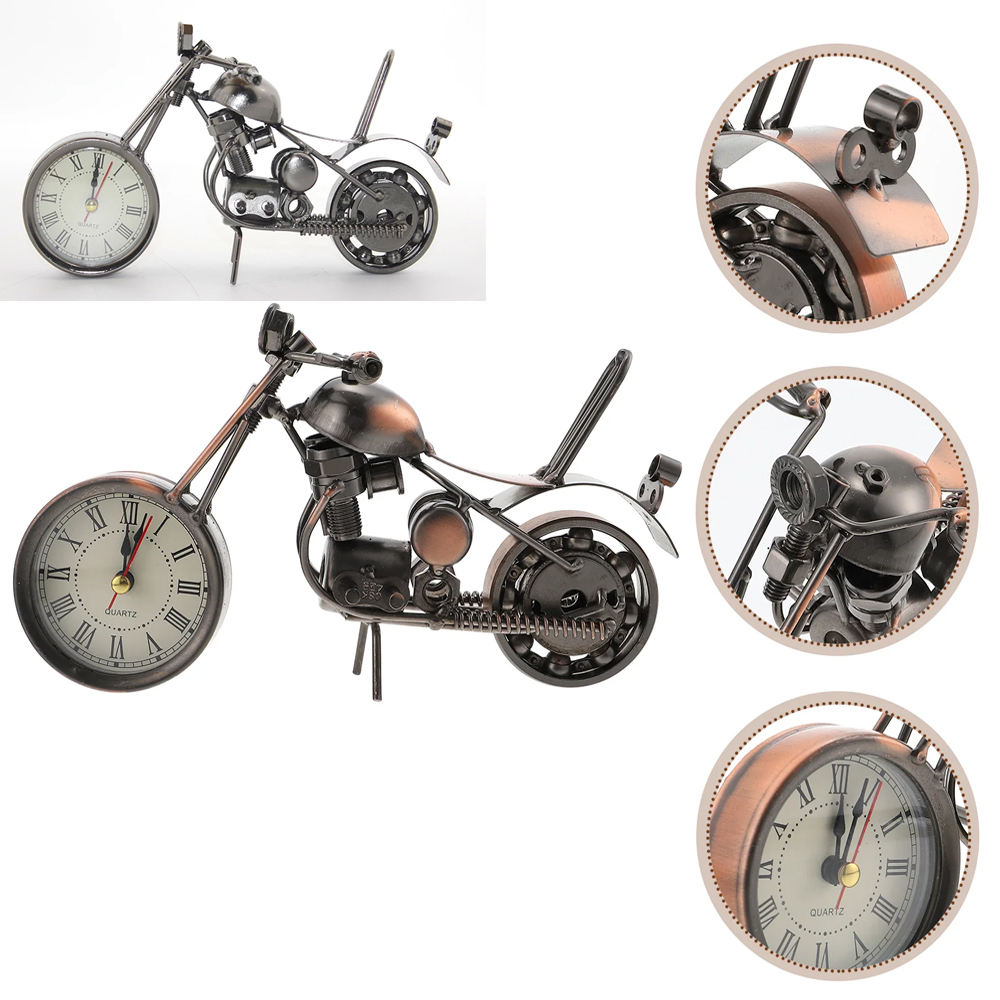Metal Motosiklet Saat TdrTR