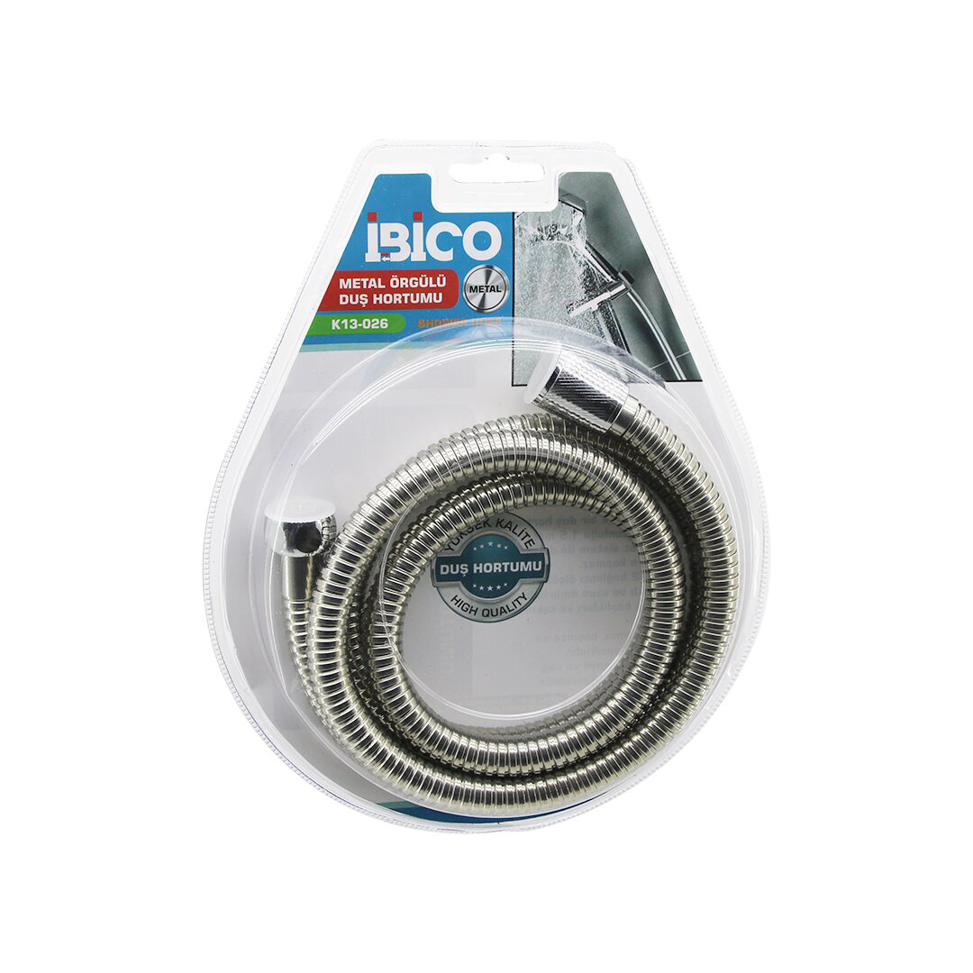 Just Cheap Store Metal Örgülü  Duş Hortumu  1.5Mt   Vakumlu Ambalaj   Anti Twist=D
