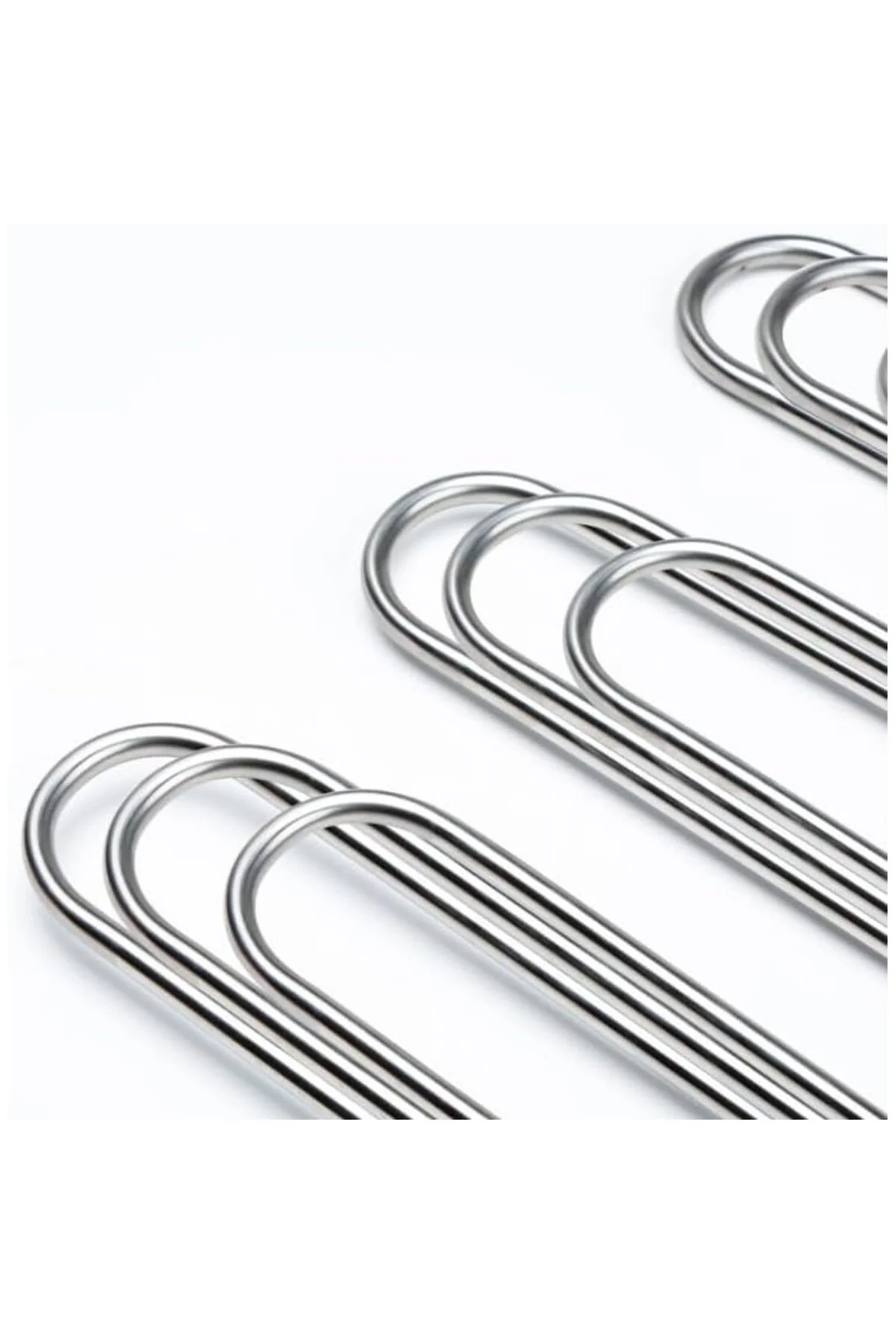 Metal Pantolon Eşarp Askısı 5 Katlı Askı - 3 Adet