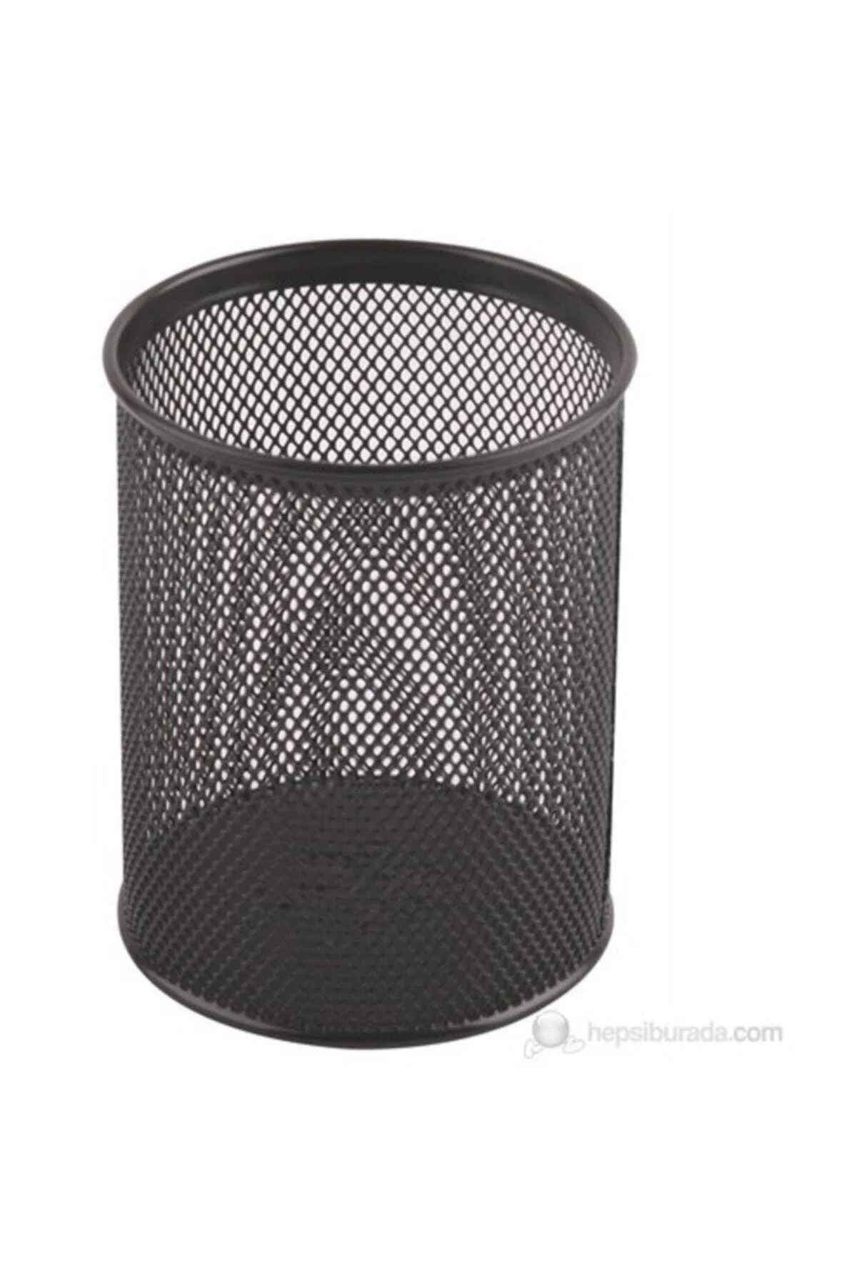Metal Perfore Yuvarlak Kalemlik Siyah
