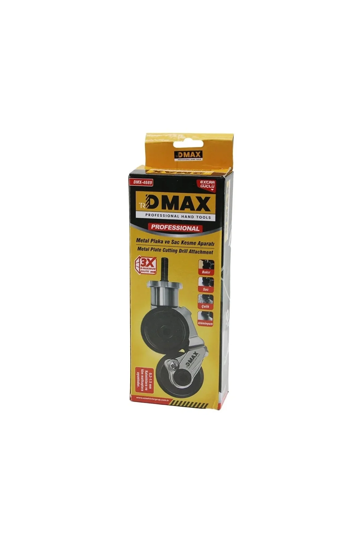 Metal Plaka Sac Kesme Aparatı Tüm Matkaplarla Uyumlu 0.2-1.5Mm Kalınlık Metal Plaka Sac Kesme Aparatı Tüm Matkaplarla Uyumlu 0.2-1.5Mm Kalınlık - Görsel 2